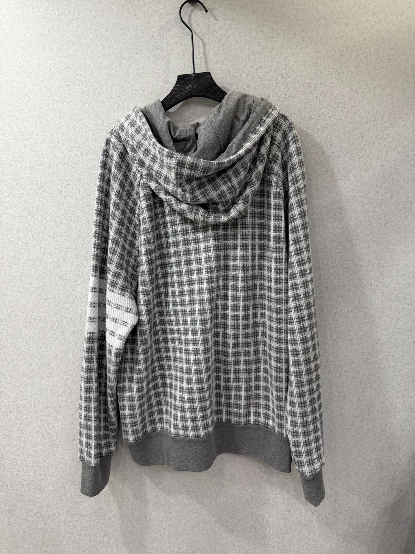 Thom Browne Thom Browne Plaid Brown Hoodie m Men Size US M / EU 48-50 / 2 - 2 Thumbnail