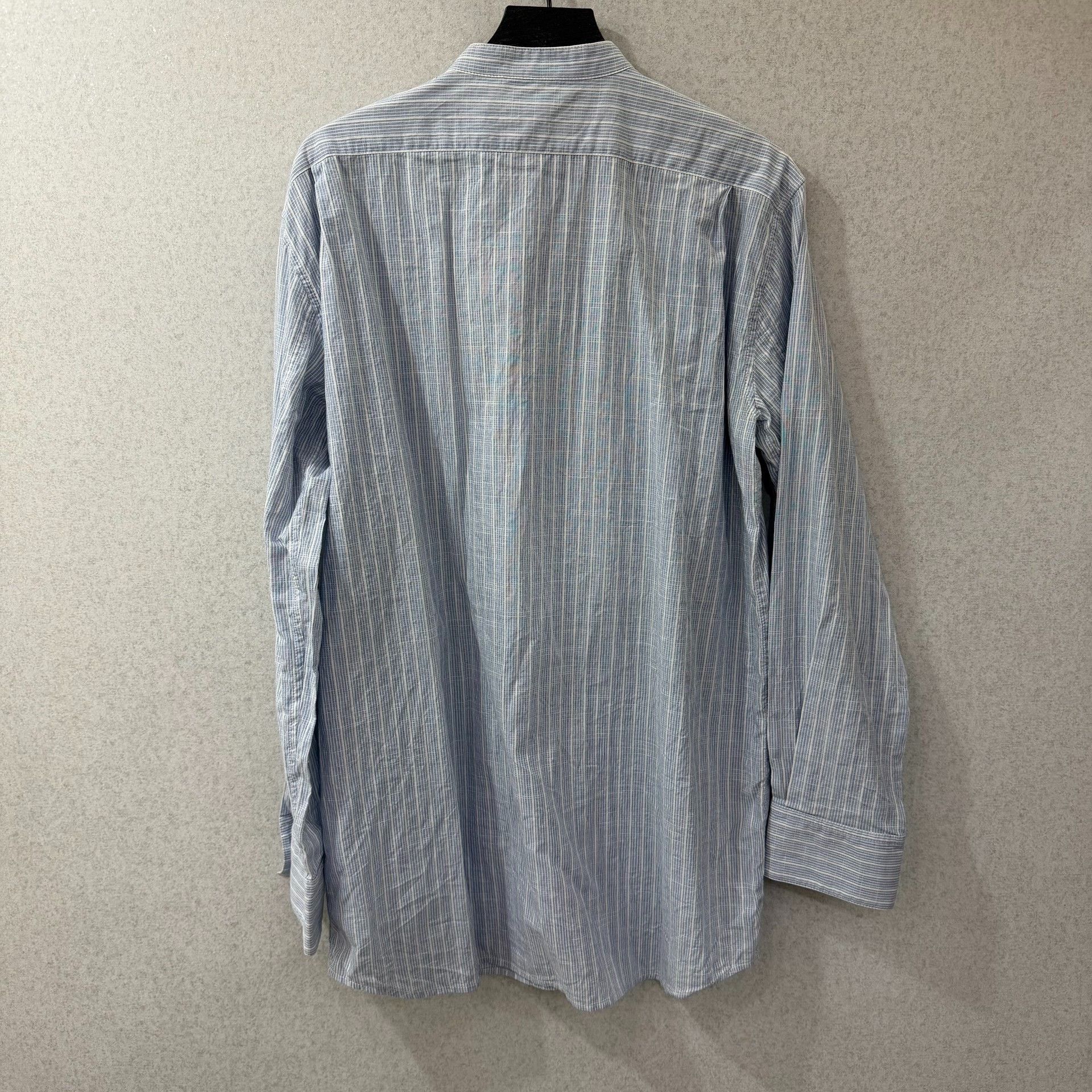 Celine Celine Striped Blue Shirt xl Men Size US XL / EU 56 / 4 - 2 Thumbnail