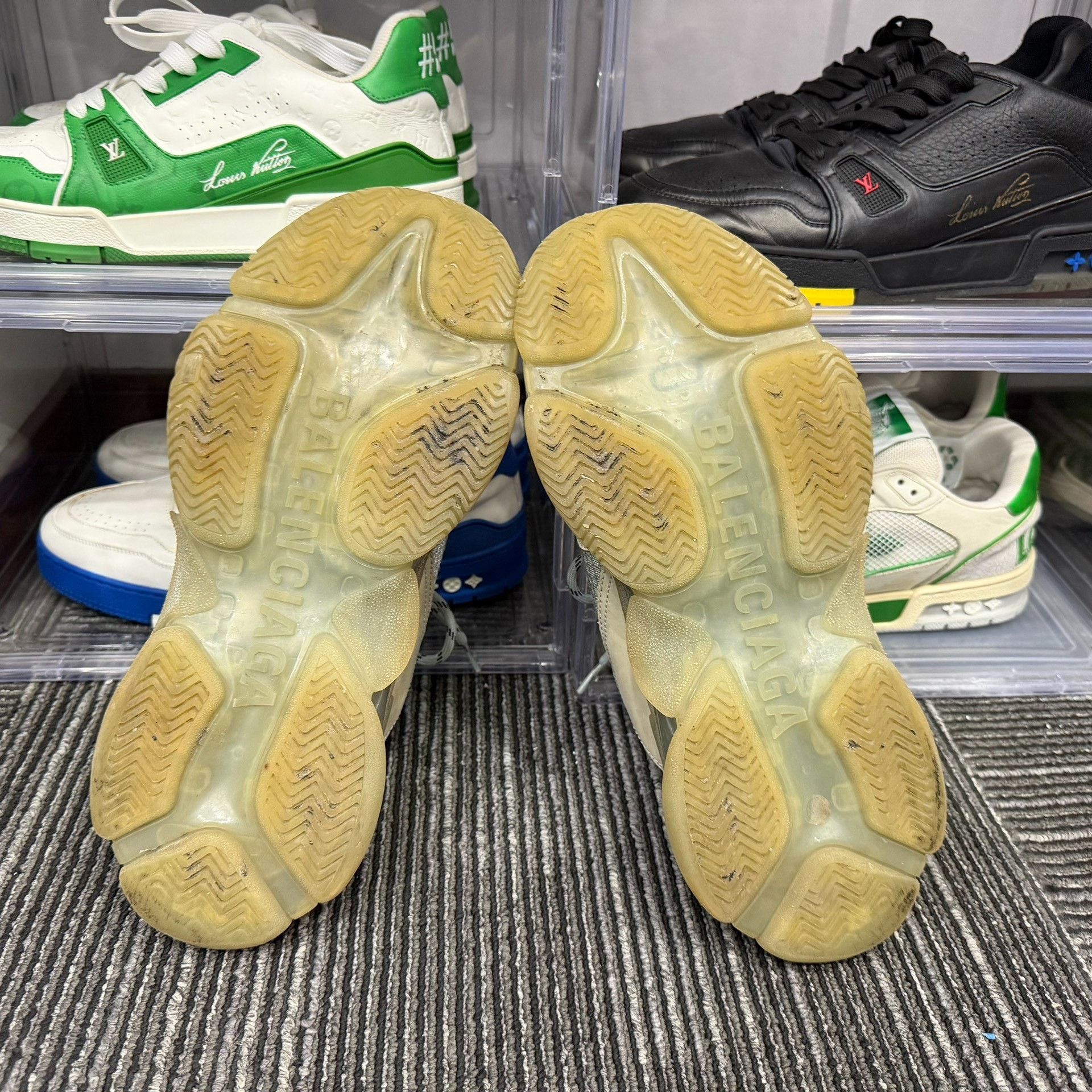 Balenciaga Balenciaga Beige Lowtop Sneakers 8.5 Men Size US 8.5 / EU 41-42 - 6 Thumbnail