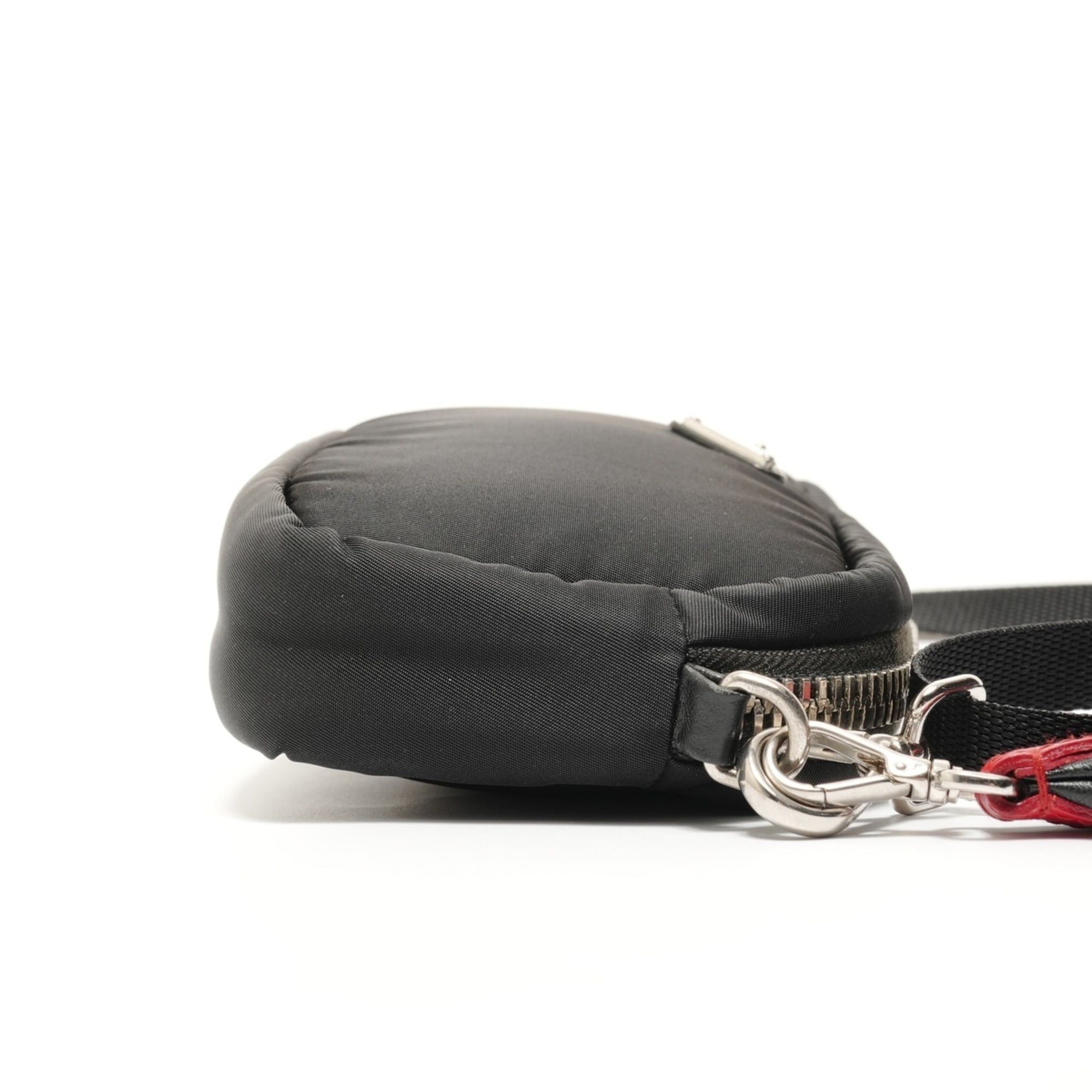 Prada Prada Nylon Shoulder Bag, Black Size ONE SIZE - 4 Thumbnail