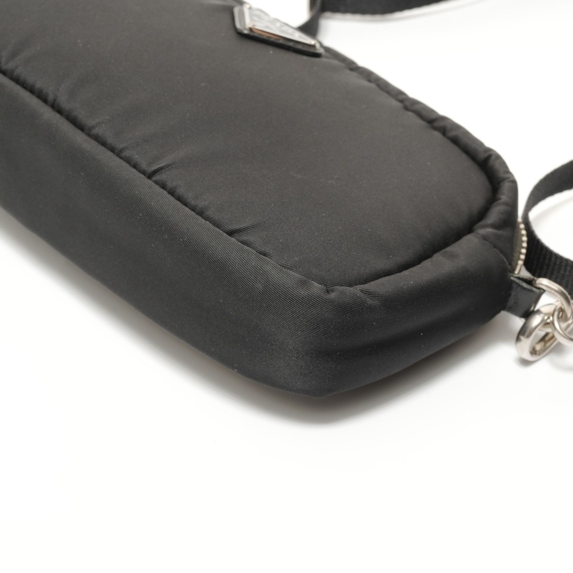 Prada Prada Nylon Shoulder Bag, Black Size ONE SIZE - 6 Thumbnail