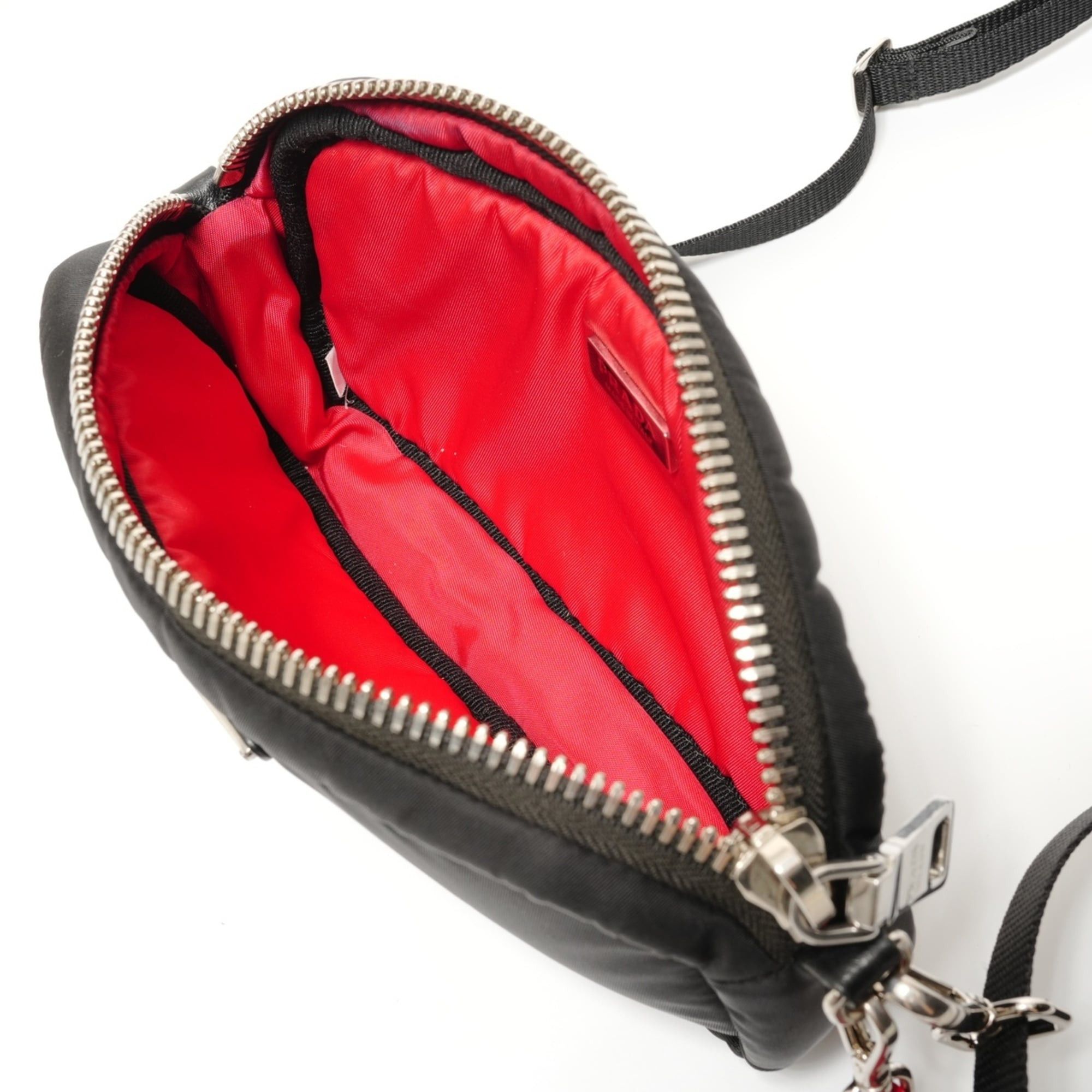 Prada Prada Nylon Shoulder Bag, Black Size ONE SIZE - 11 Thumbnail