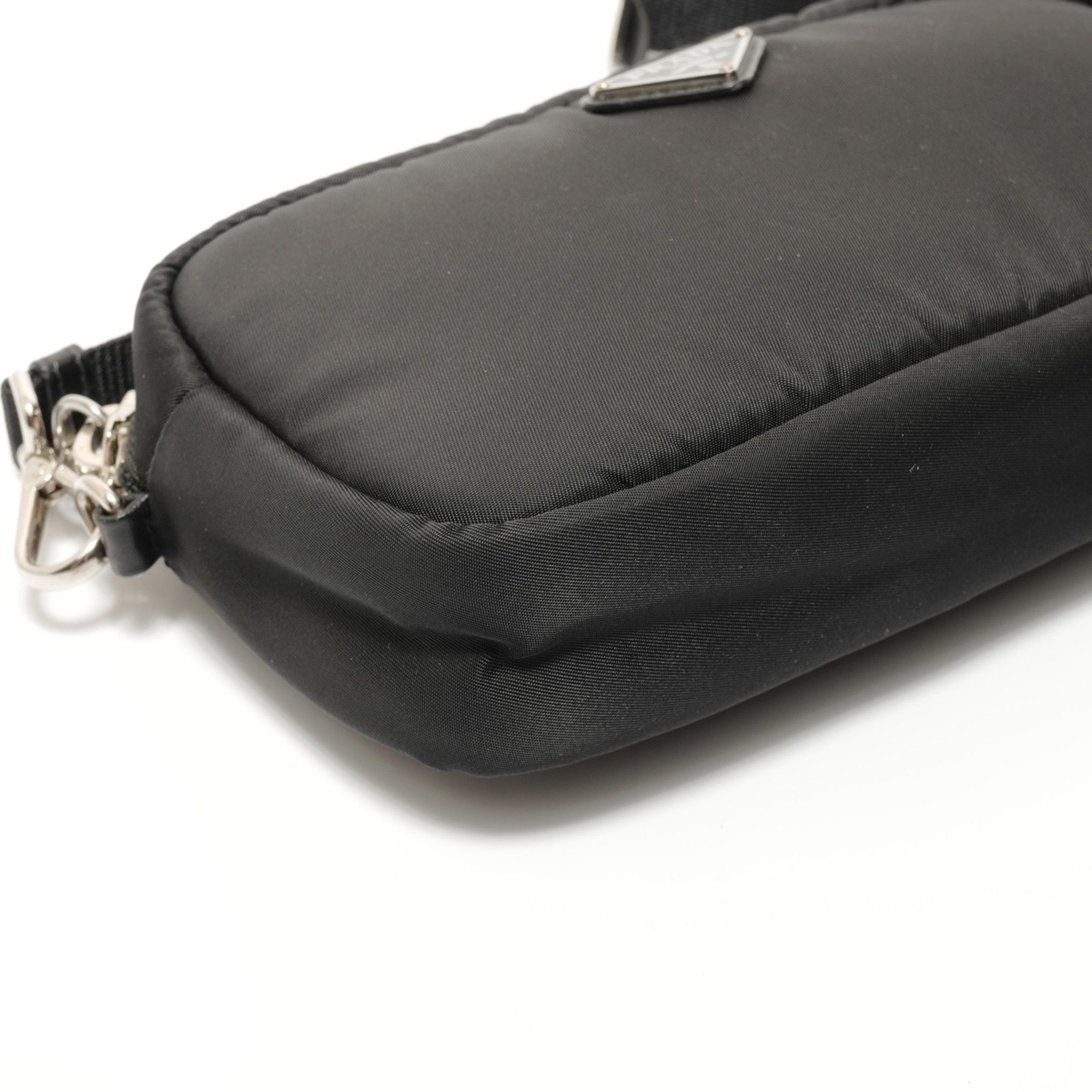 Prada Prada Nylon Shoulder Bag, Black Size ONE SIZE - 5 Thumbnail