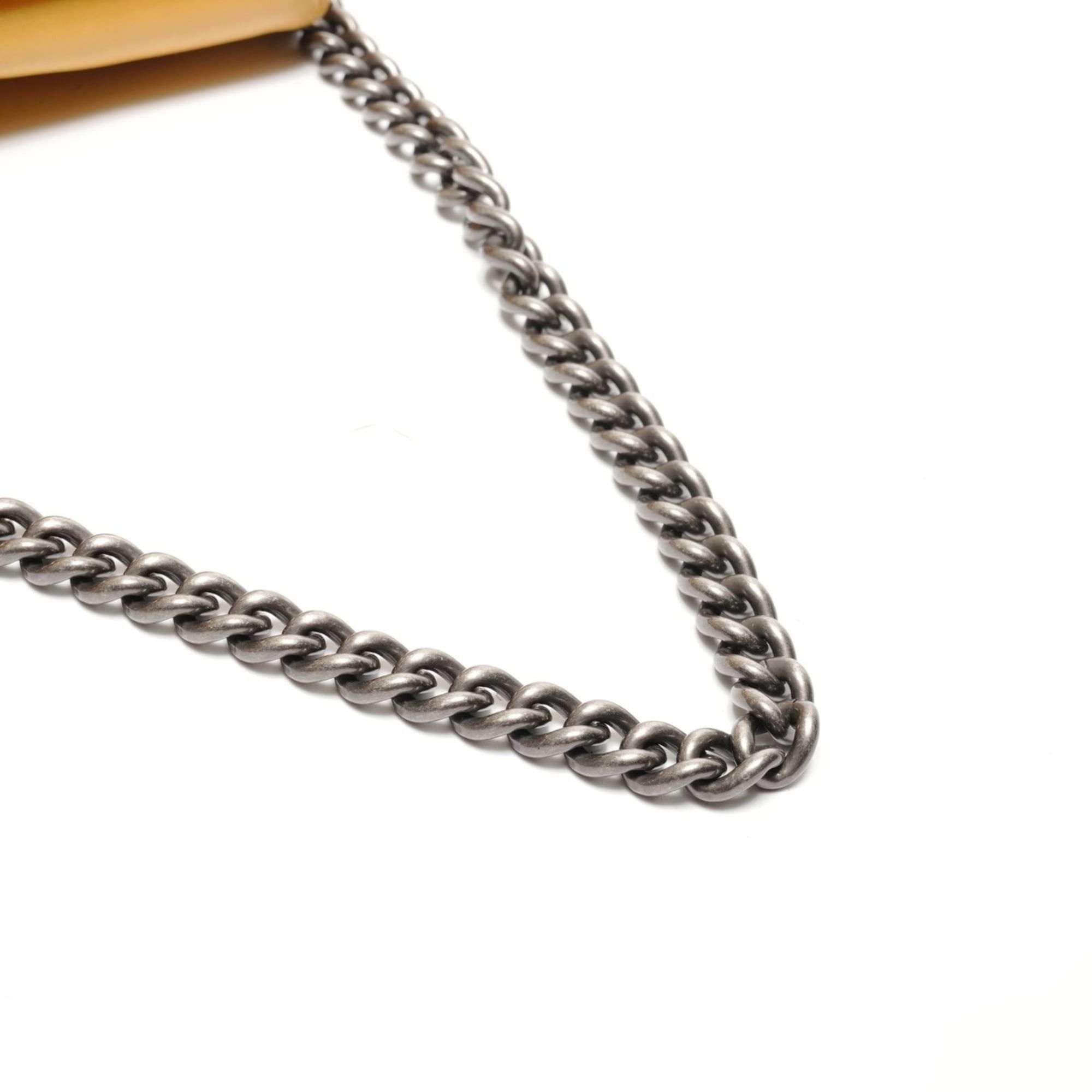 Chanel Chanel Gunmetal 2-Way Handbag Yellow Size ONE SIZE - 12 Thumbnail