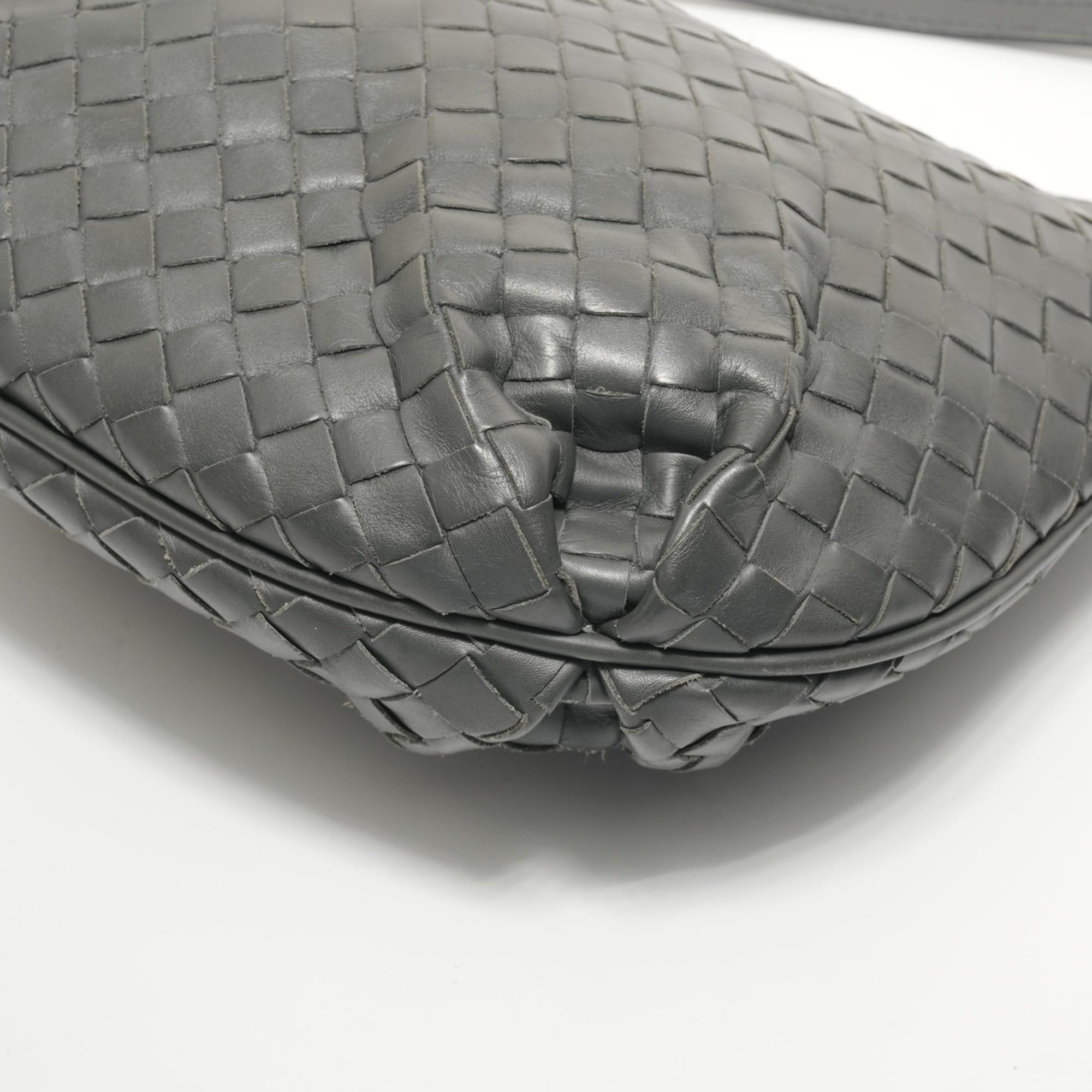 Bottega Veneta Bottega Veneta Intrecciato Shoulder Bag, Gray Size ONE SIZE - 6 Thumbnail