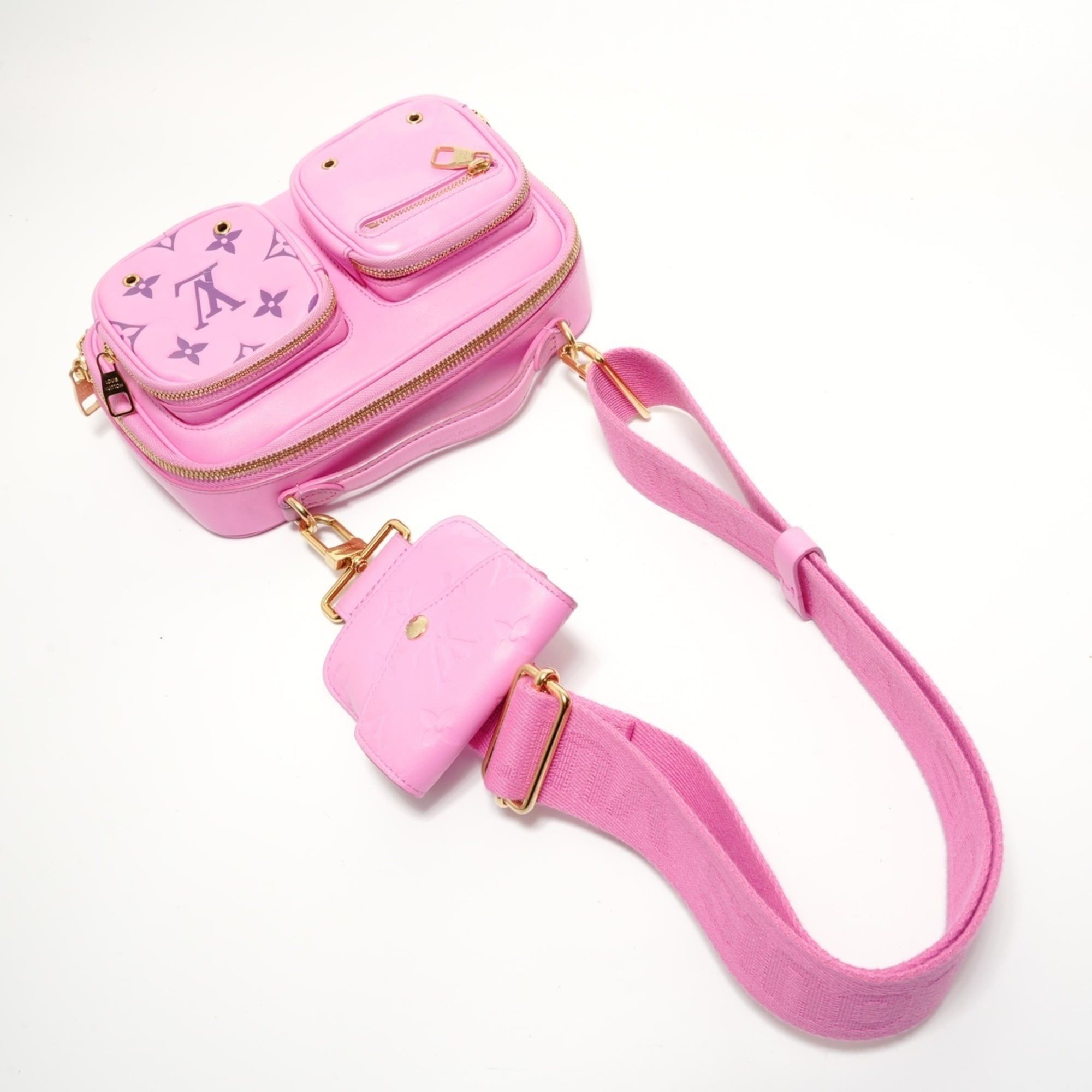 Louis Vuitton Louis Vuitton Utility Crossbody Shoulder Bag (2021-2025) - Pink Size ONE SIZE - 8 Thumbnail