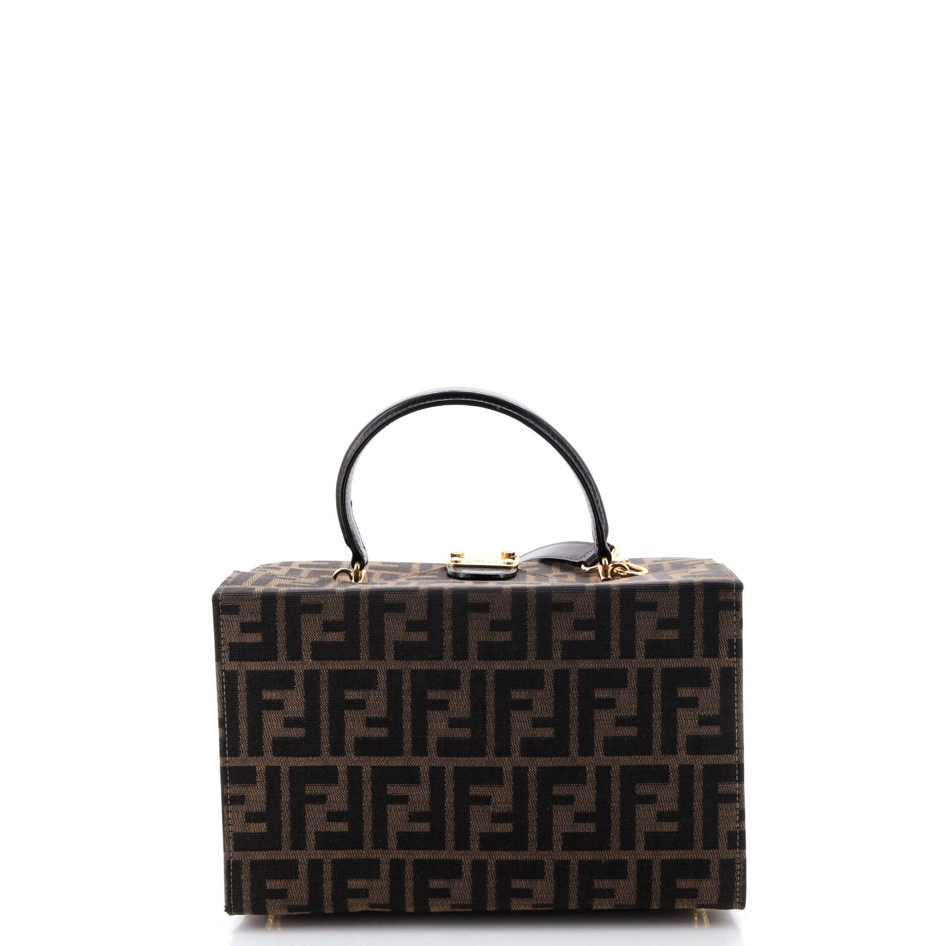 Fendi Vintage Convertible Lock Box Bag Size ONE SIZE - 3 Thumbnail