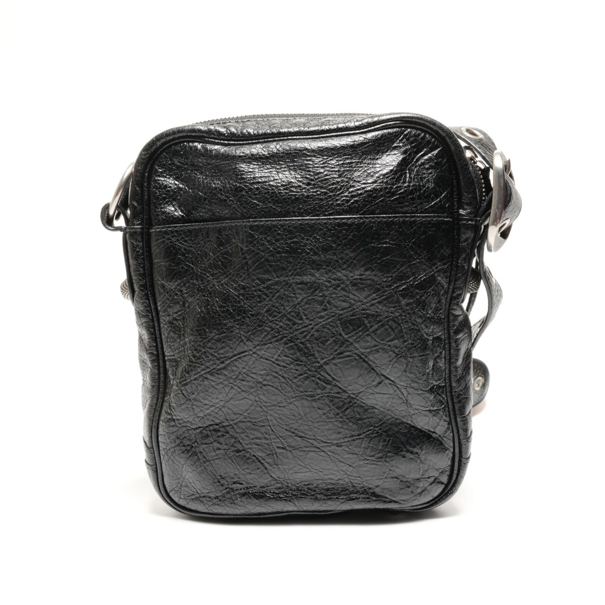 Balenciaga Balenciaga Leather Le Cagole Crossbody Bag Shoulder Black Size ONE SIZE - 2 Thumbnail