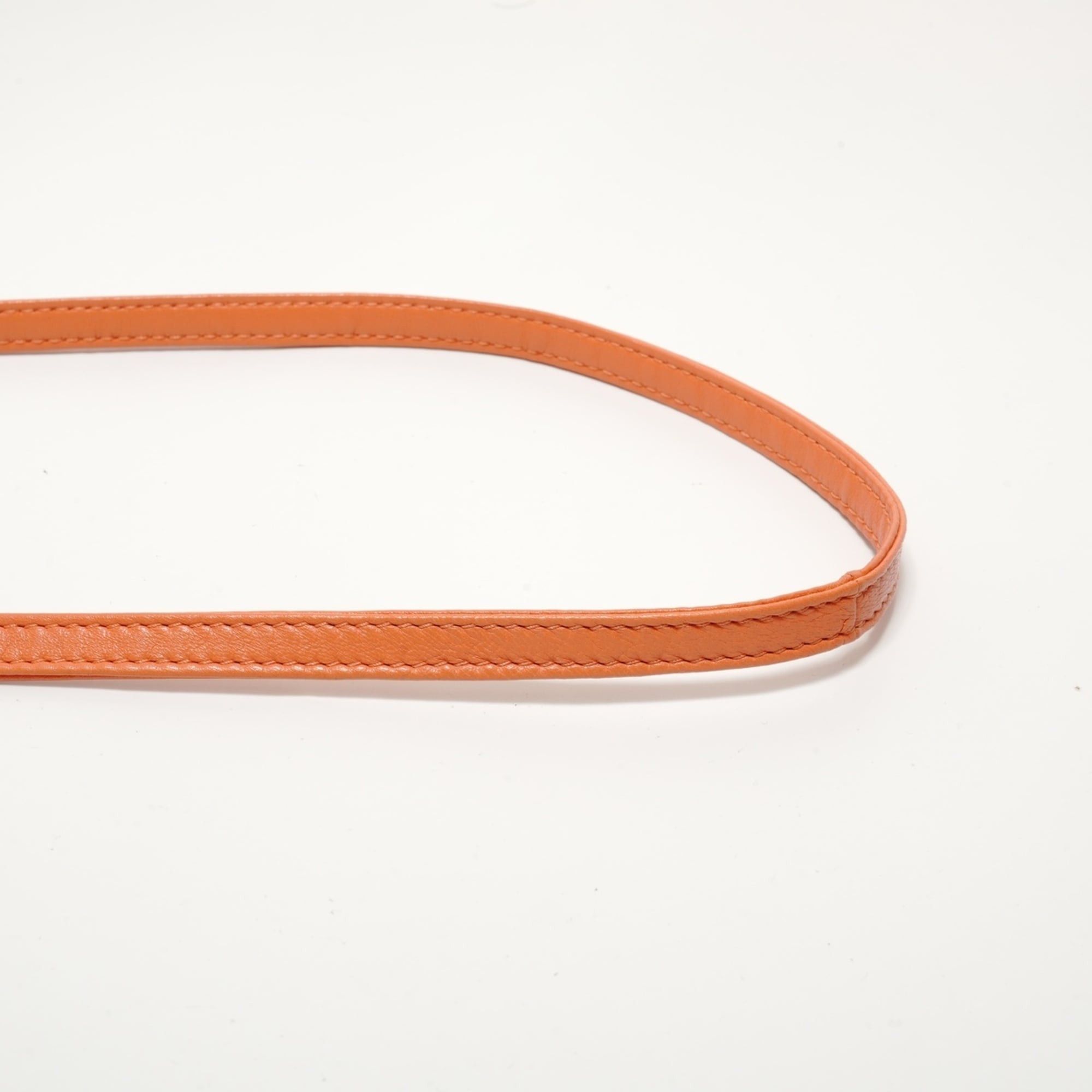 Loewe Loewe Anagram 2-Way Leather Shoulder Bag, Orange Size ONE SIZE - 11 Thumbnail