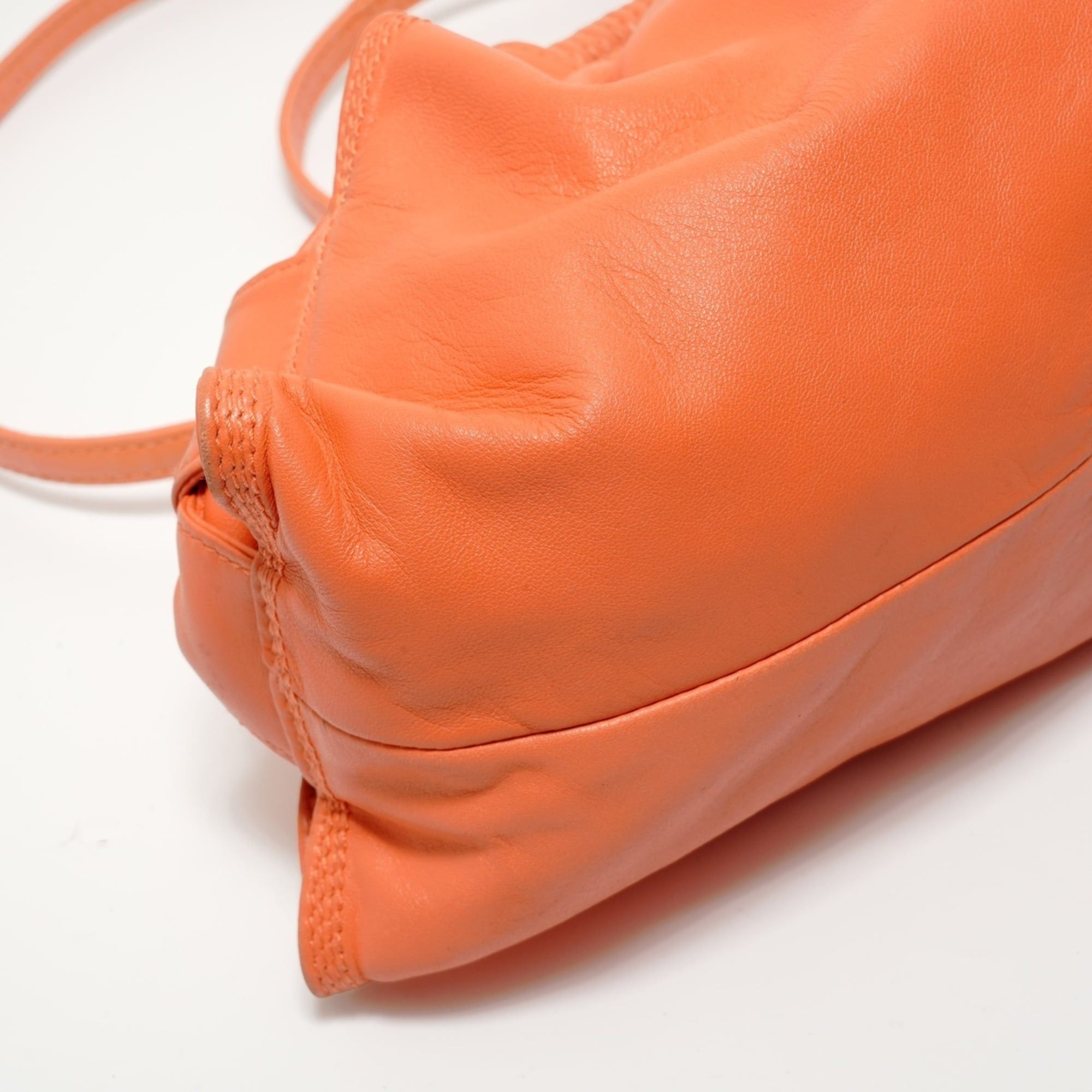 Loewe Loewe Anagram 2-Way Leather Shoulder Bag, Orange Size ONE SIZE - 5 Thumbnail