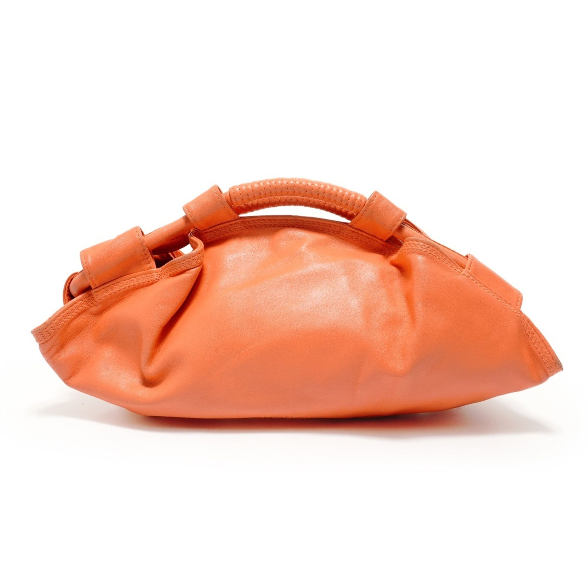 Loewe Loewe Anagram 2-Way Leather Shoulder Bag, Orange Size ONE SIZE - 2 Thumbnail