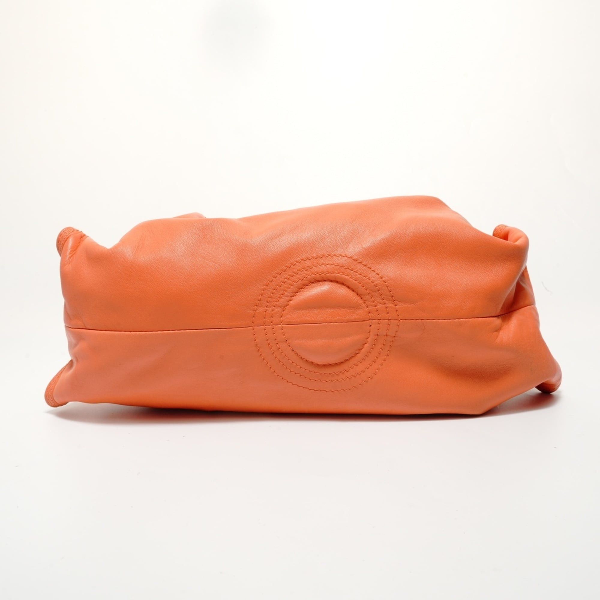 Loewe Loewe Anagram 2-Way Leather Shoulder Bag, Orange Size ONE SIZE - 7 Thumbnail