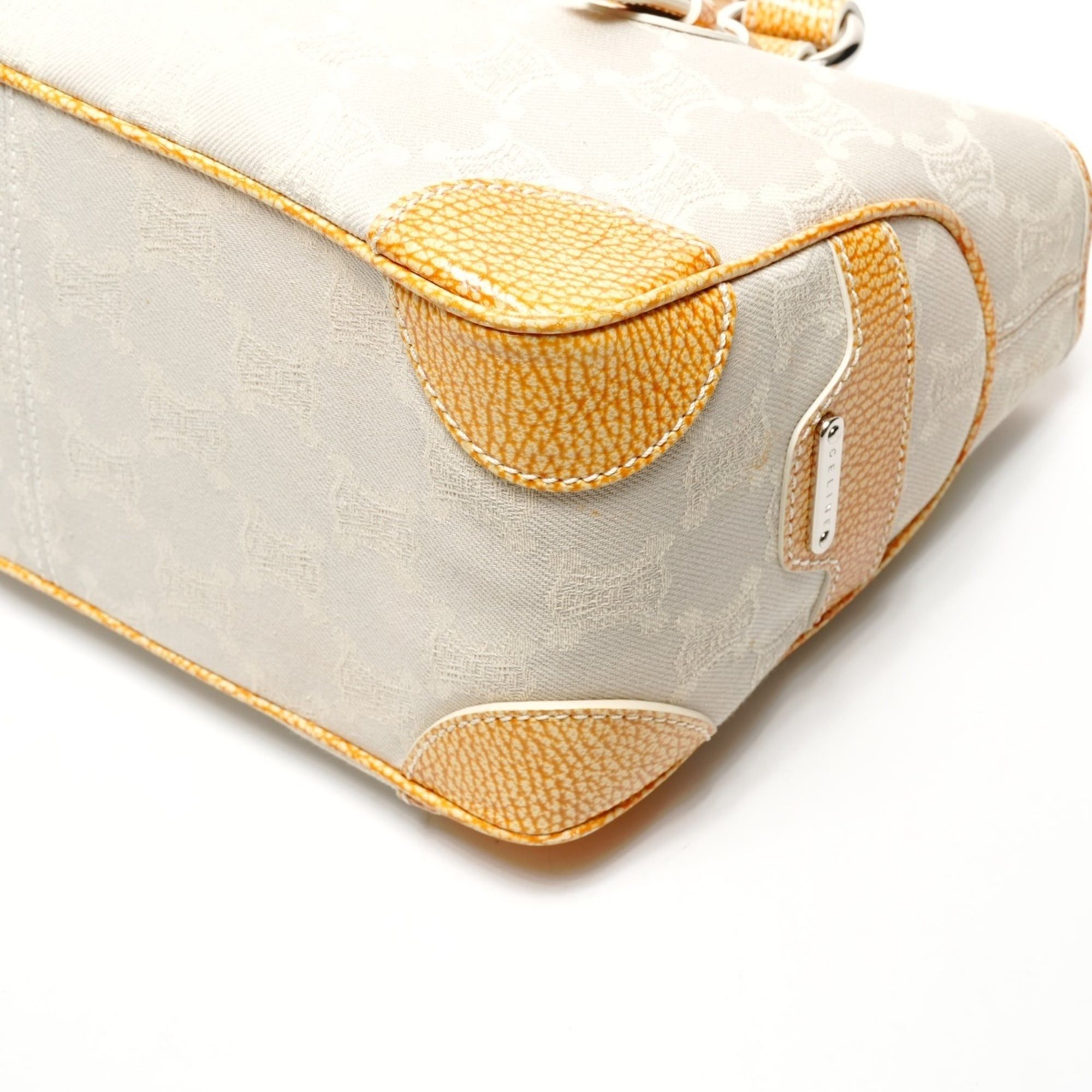 Celine Celine Boogie Macadam Canvas Handbag, Beige Size ONE SIZE - 6 Thumbnail