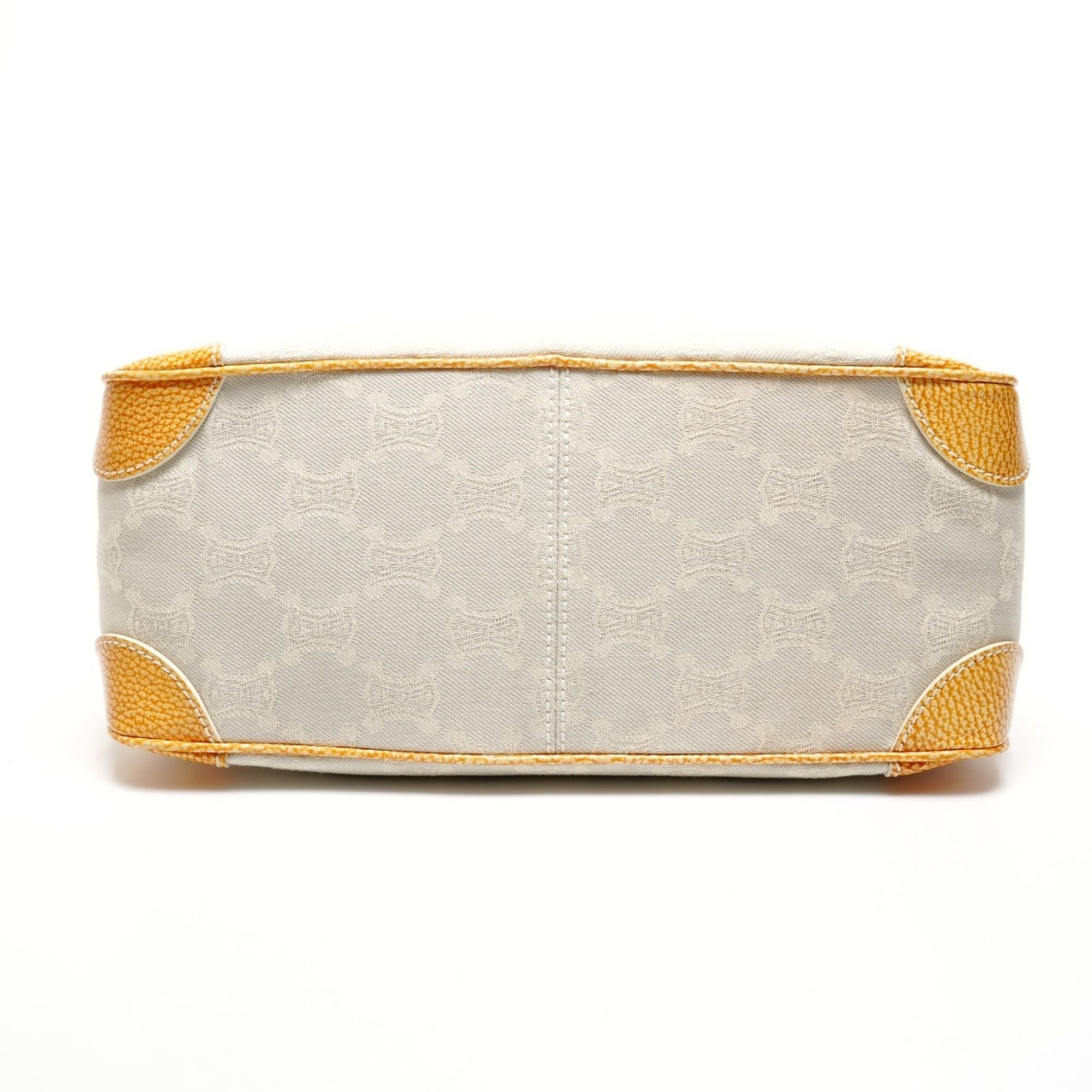 Celine Celine Boogie Macadam Canvas Handbag, Beige Size ONE SIZE - 7 Thumbnail