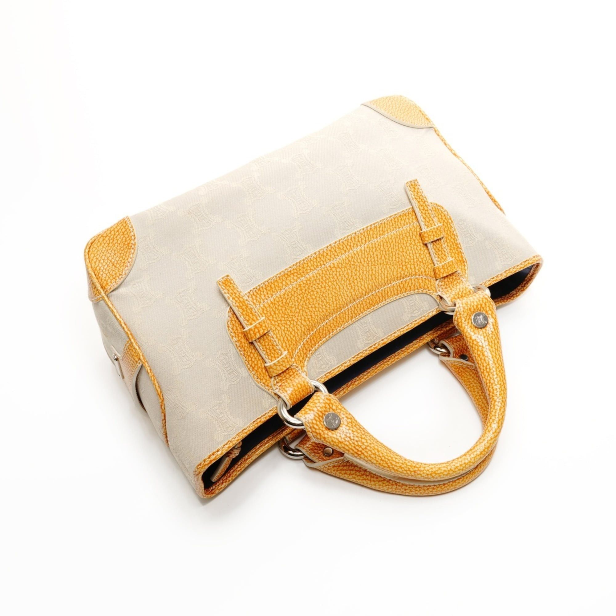 Celine Celine Boogie Macadam Canvas Handbag, Beige Size ONE SIZE - 8 Thumbnail