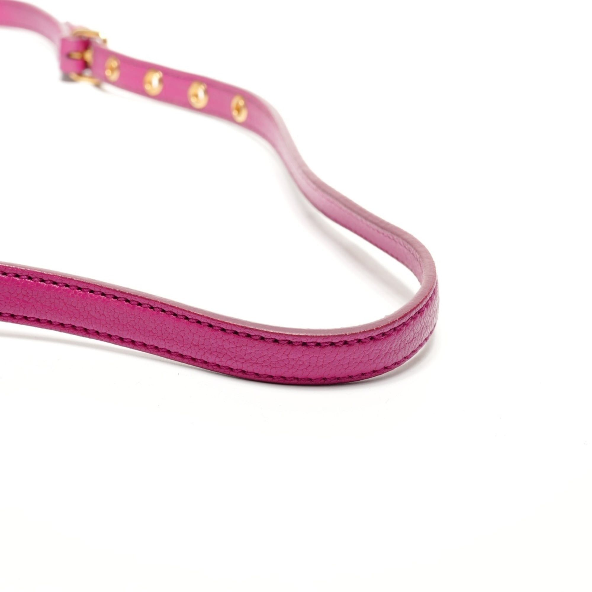 Miu Miu Miu Miu Miu Madras Leather 2-Way Shoulder Bag, Pink Size ONE SIZE - 14 Thumbnail