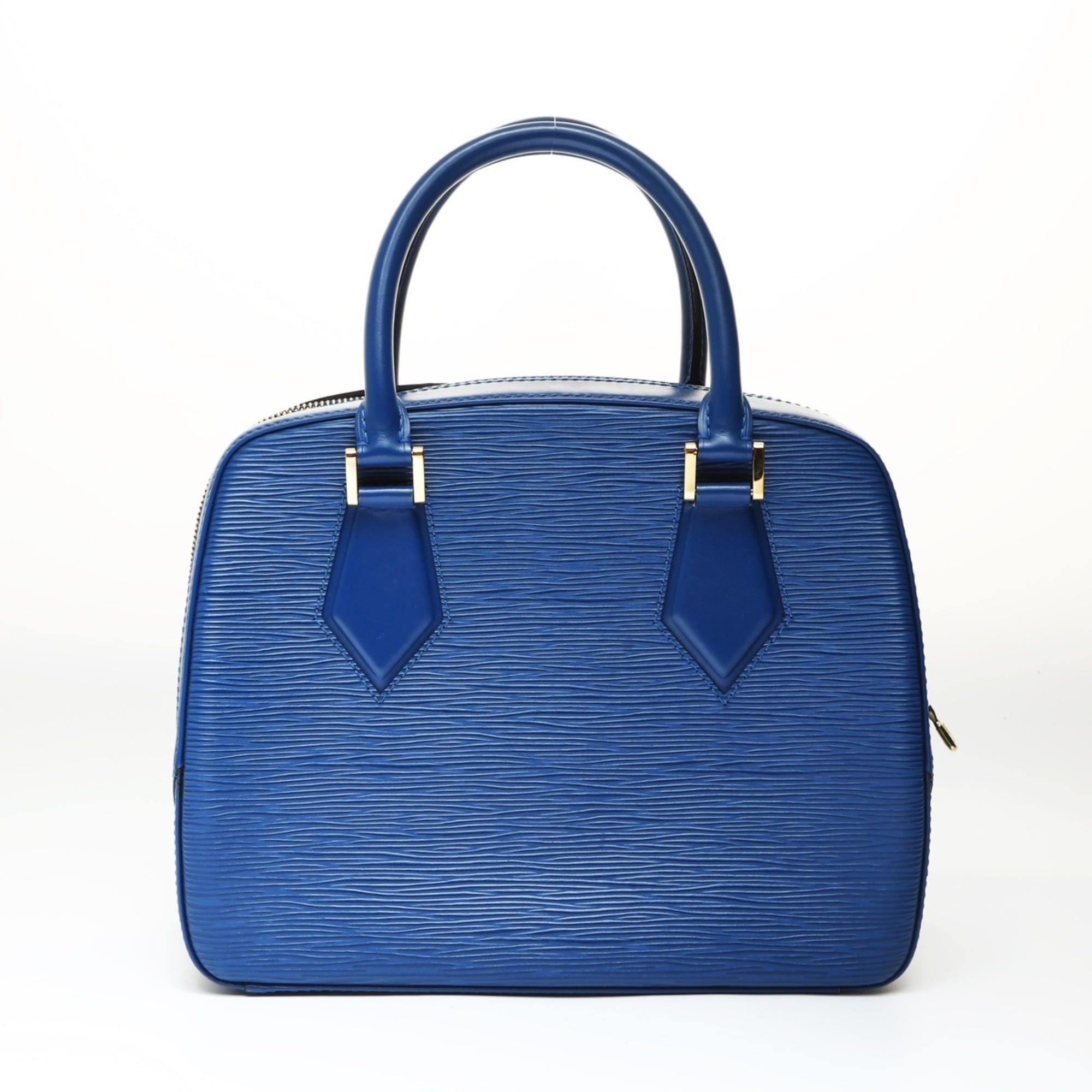 Louis Vuitton Louis Vuitton 1998 Epi Sablon Handbag Blue Size ONE SIZE - 2 Thumbnail