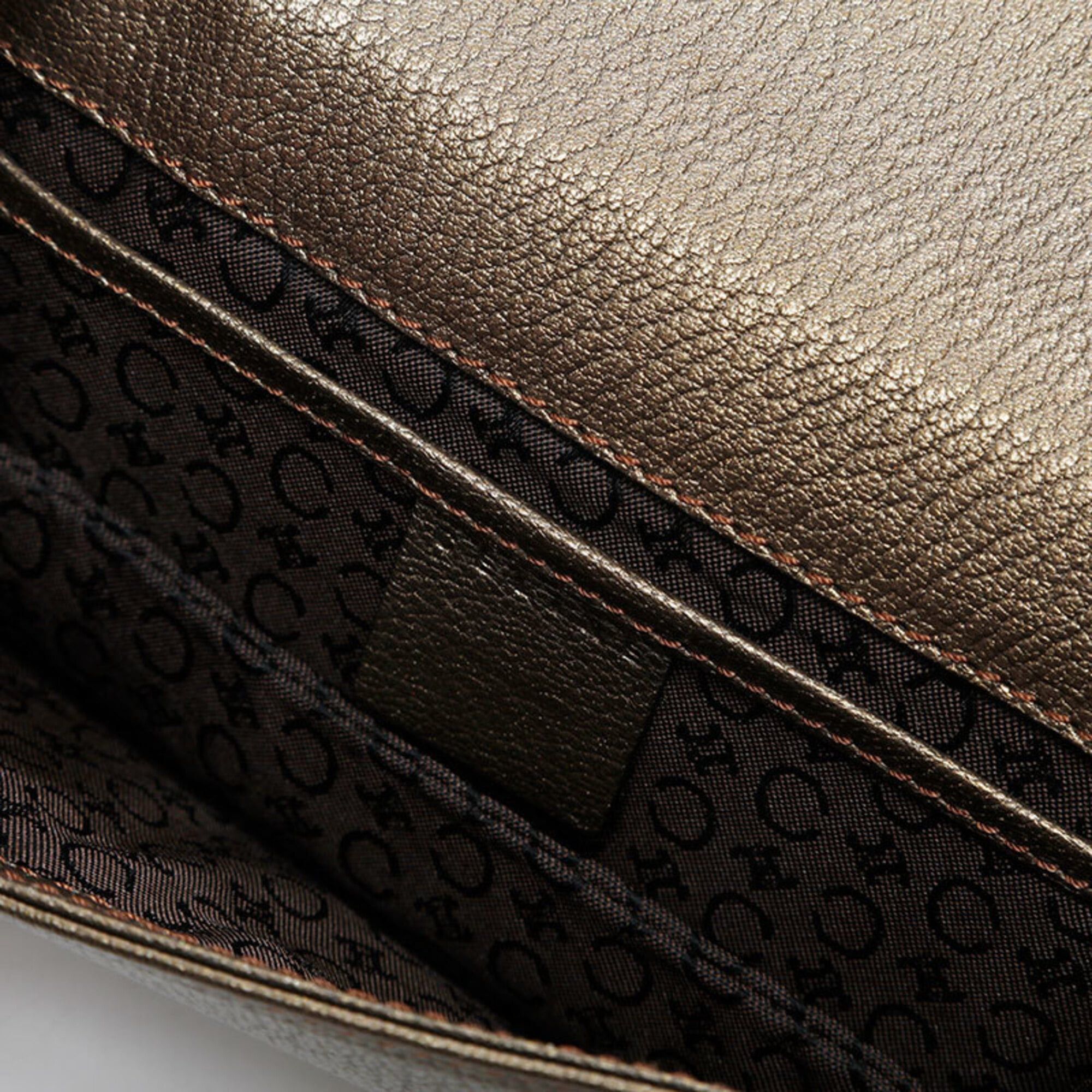 Celine Celine Metallic Mini Shoulder Bag, Gold Size ONE SIZE - 9 Thumbnail