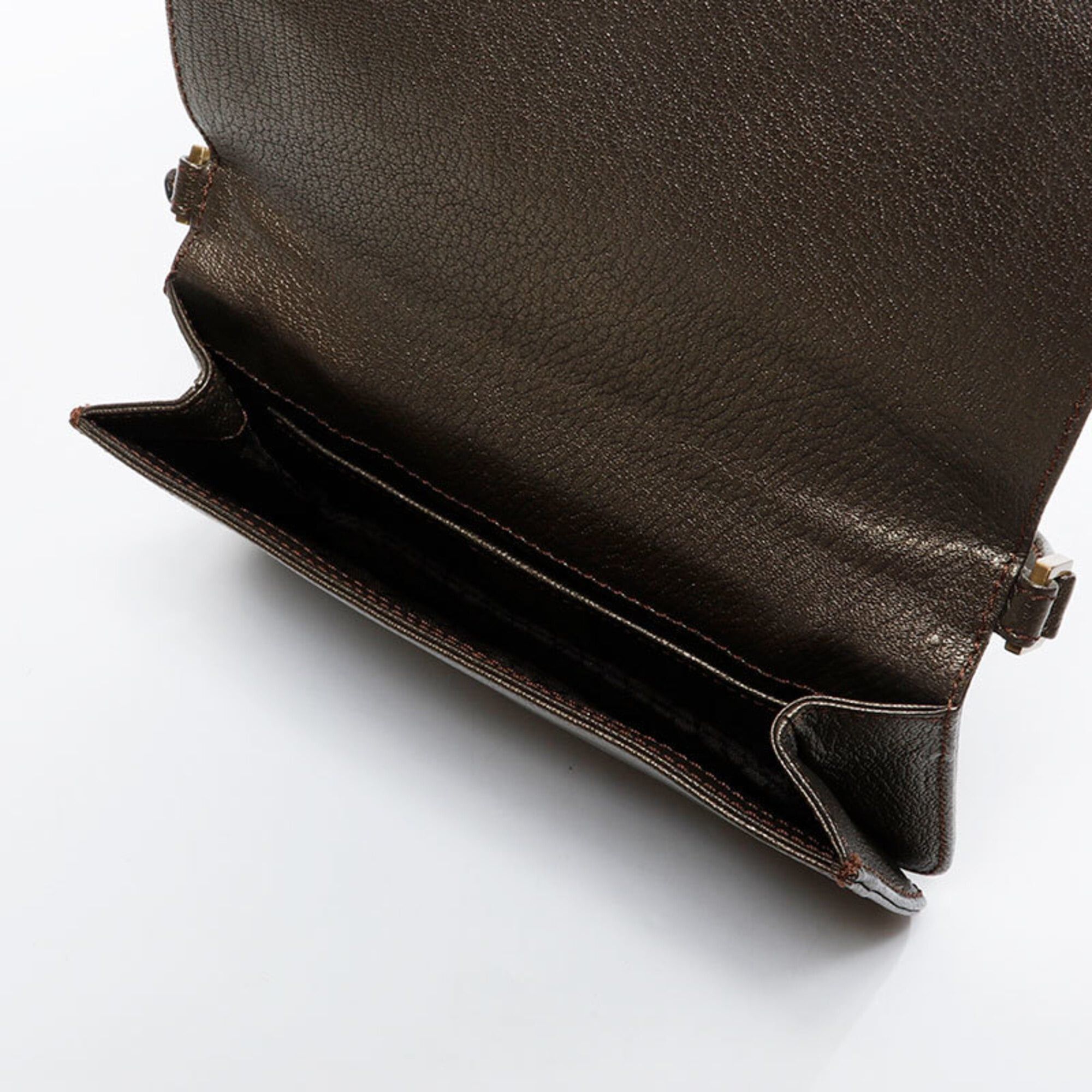 Celine Celine Metallic Mini Shoulder Bag, Gold Size ONE SIZE - 11 Thumbnail