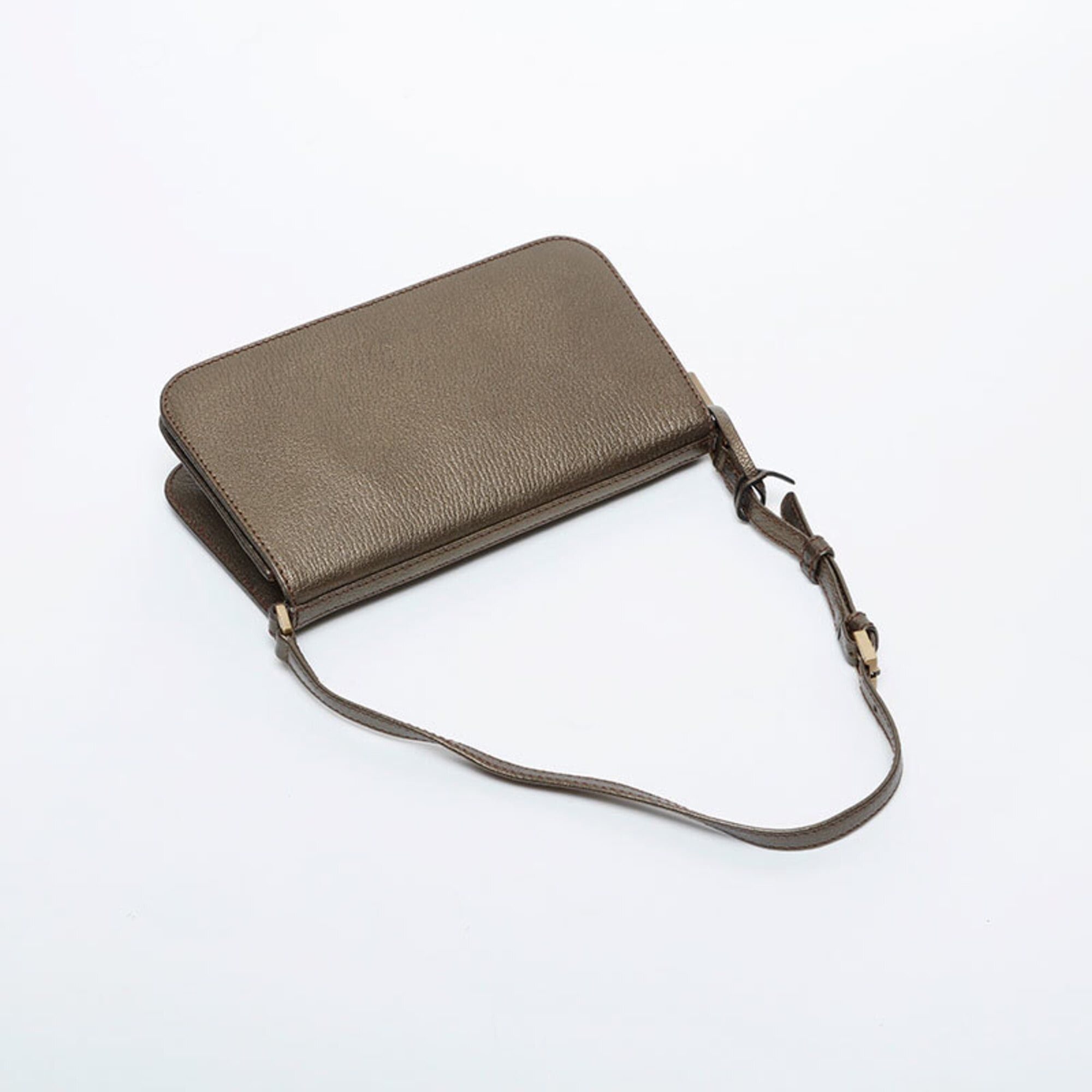 Celine Celine Metallic Mini Shoulder Bag, Gold Size ONE SIZE - 8 Thumbnail