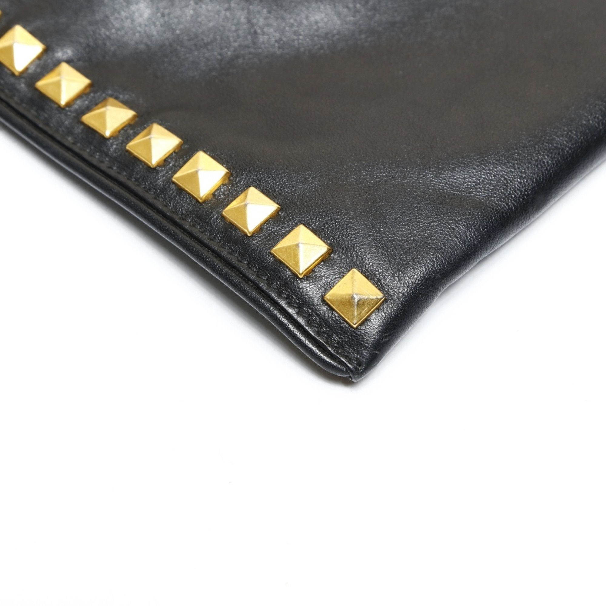 Miu Miu Miu Miu Miu Studded Leather Clutch Bag, Black Size ONE SIZE - 5 Thumbnail