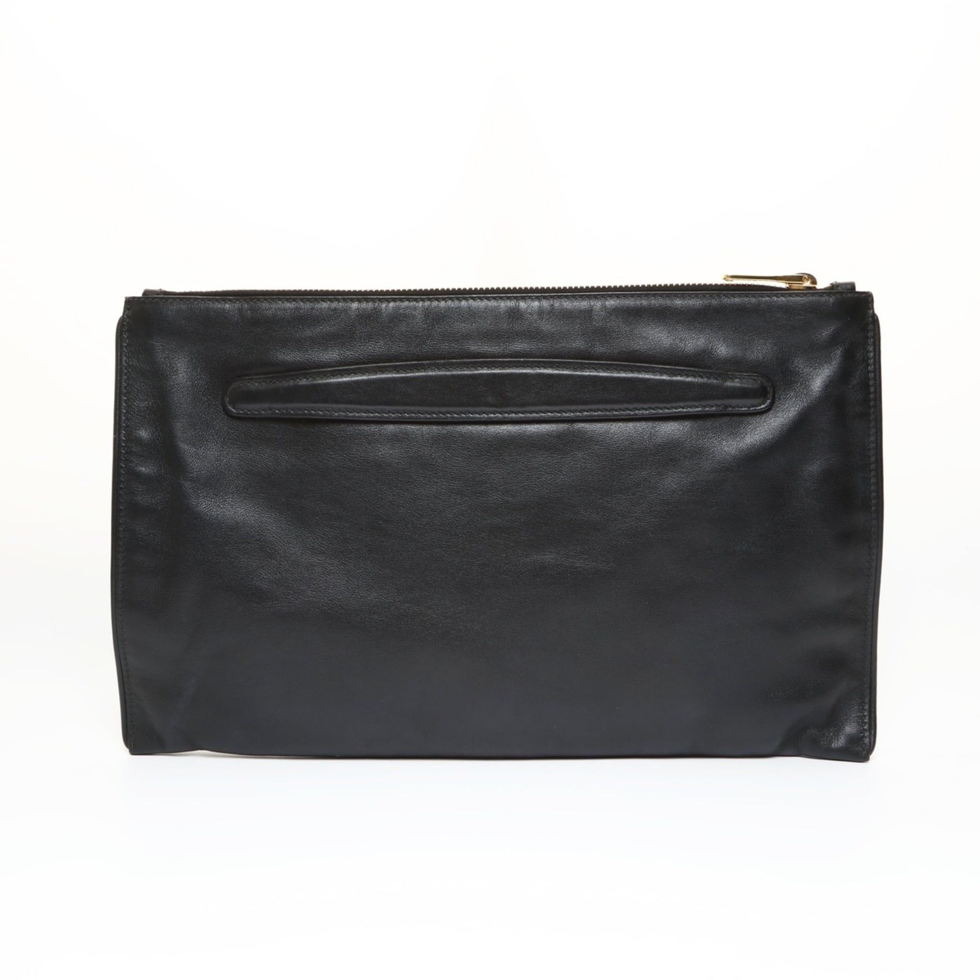 Miu Miu Miu Miu Miu Studded Leather Clutch Bag, Black Size ONE SIZE - 2 Thumbnail