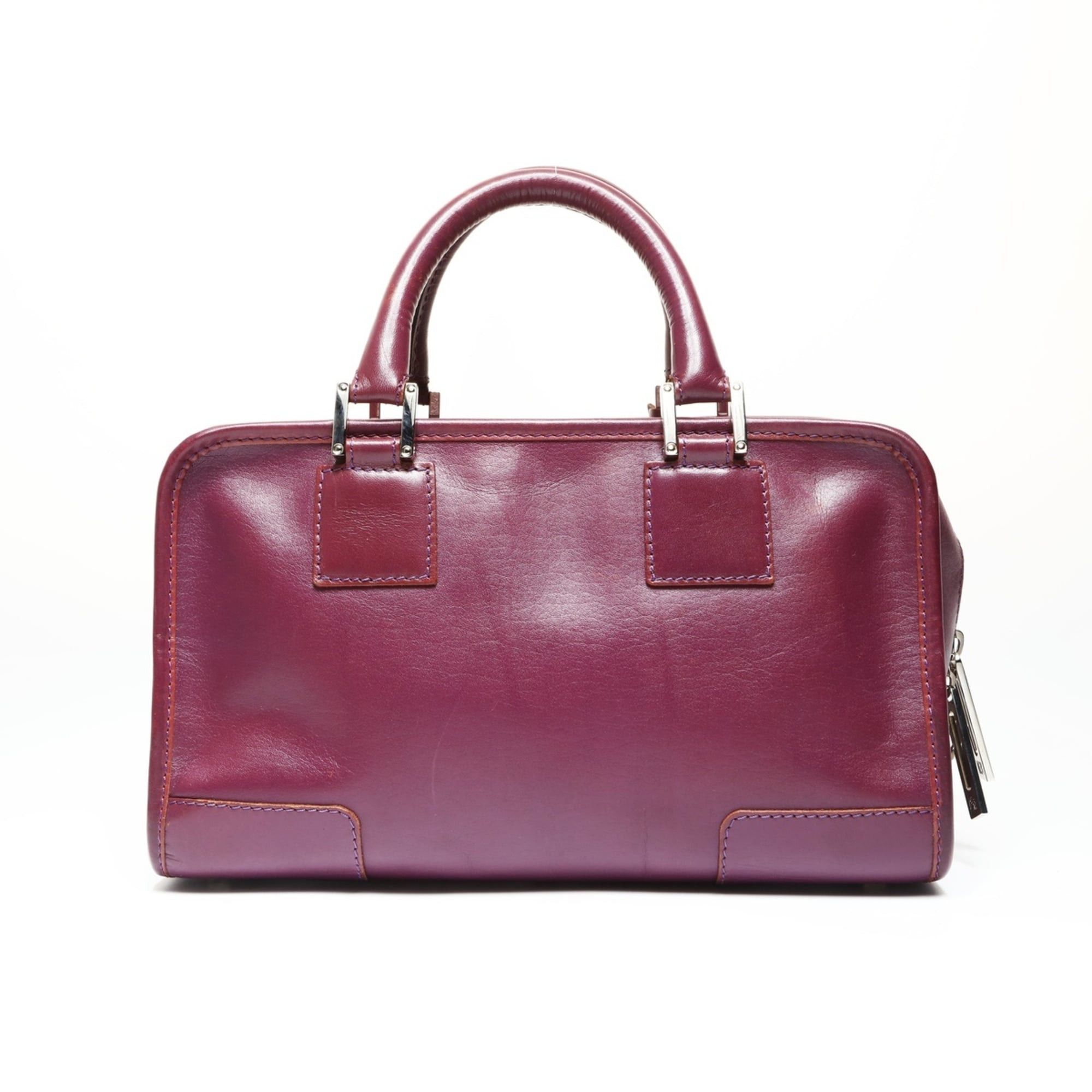 Loewe Loewe Amazona 28 Anagram Handbag, Purple Size ONE SIZE - 3 Thumbnail