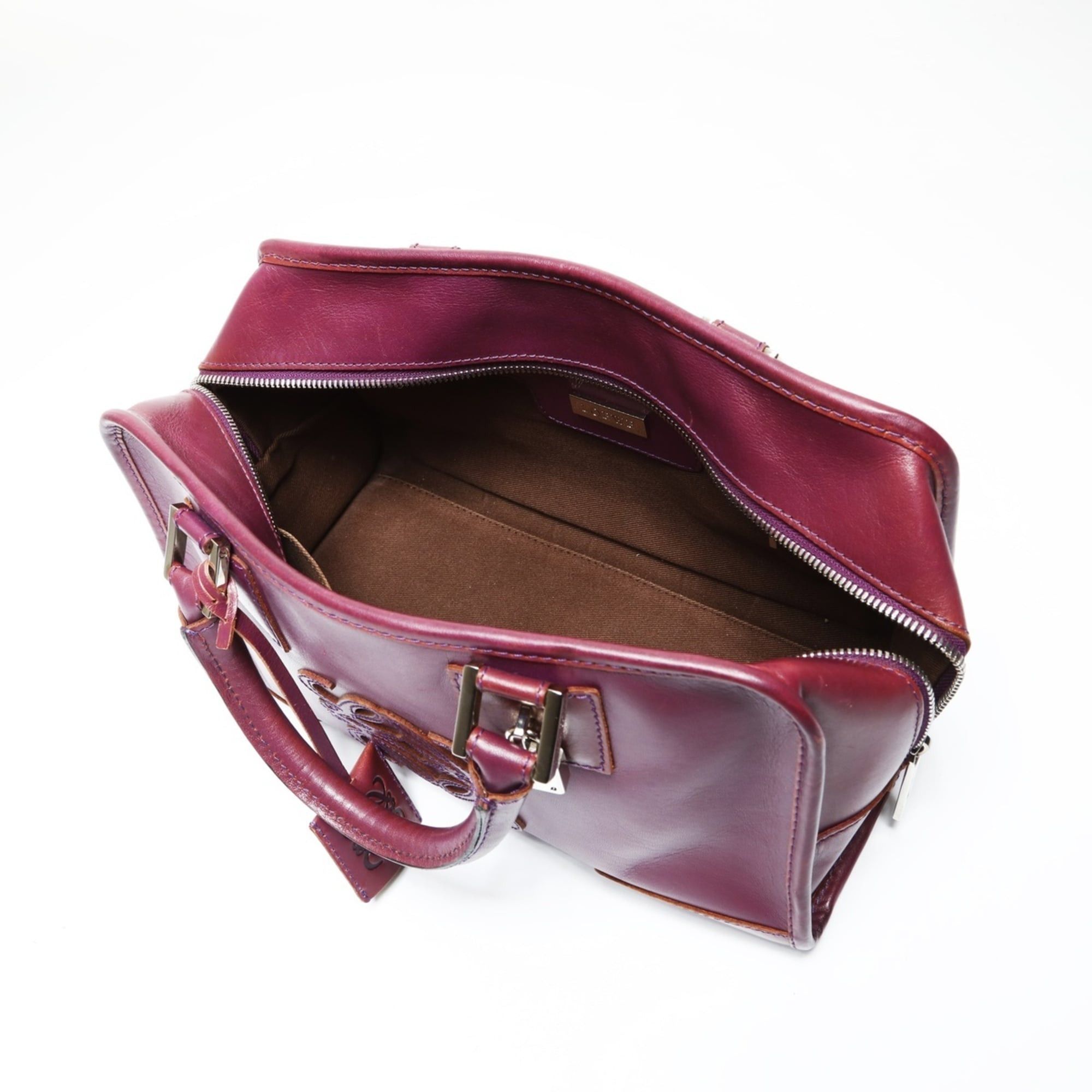 Loewe Loewe Amazona 28 Anagram Handbag, Purple Size ONE SIZE - 13 Thumbnail