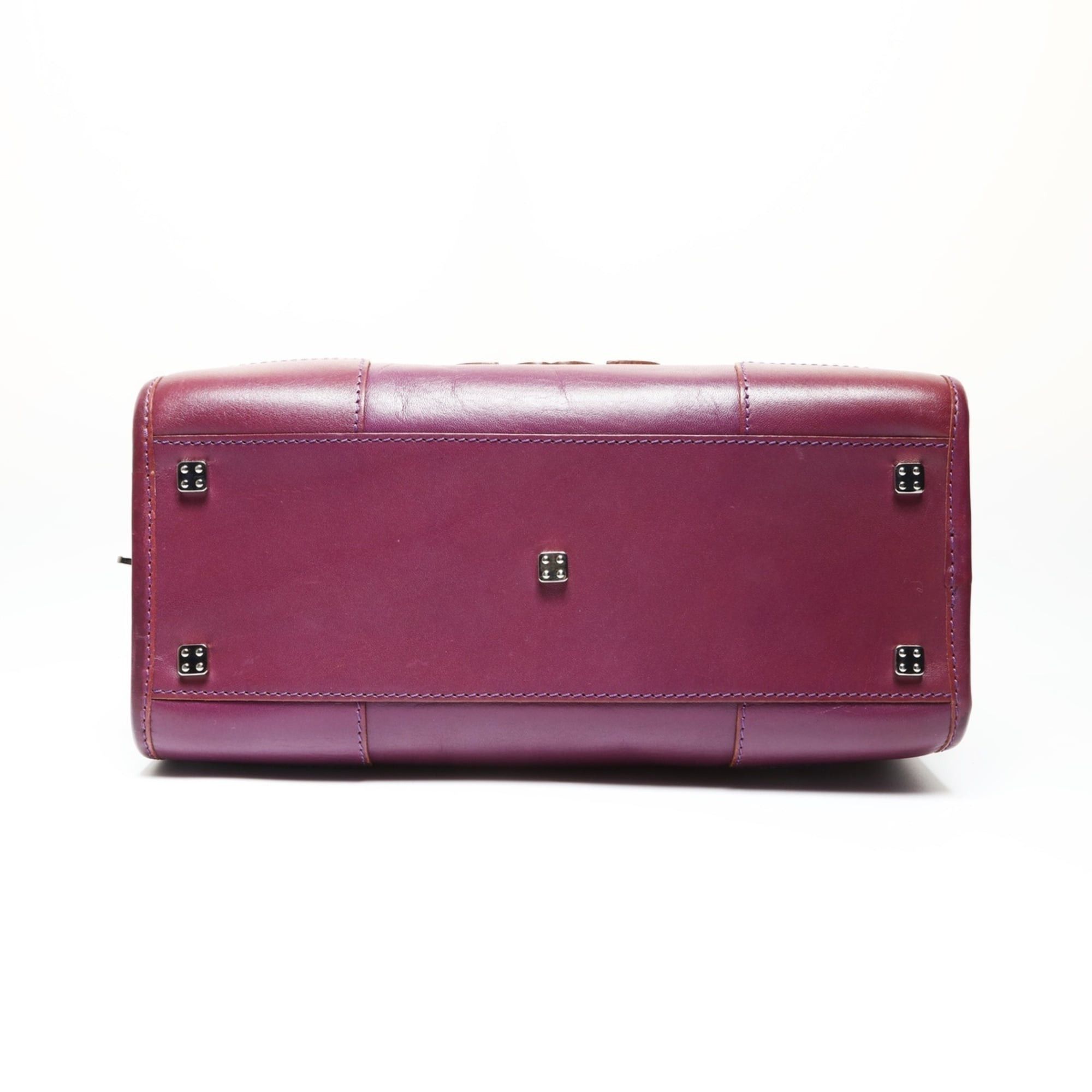 Loewe Loewe Amazona 28 Anagram Handbag, Purple Size ONE SIZE - 8 Thumbnail