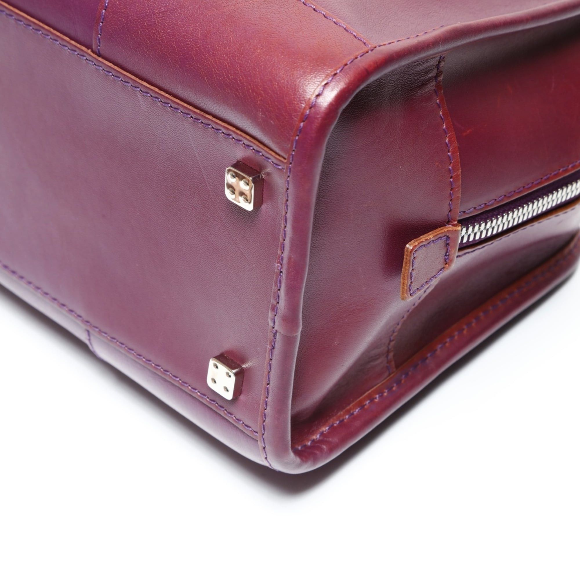 Loewe Loewe Amazona 28 Anagram Handbag, Purple Size ONE SIZE - 7 Thumbnail