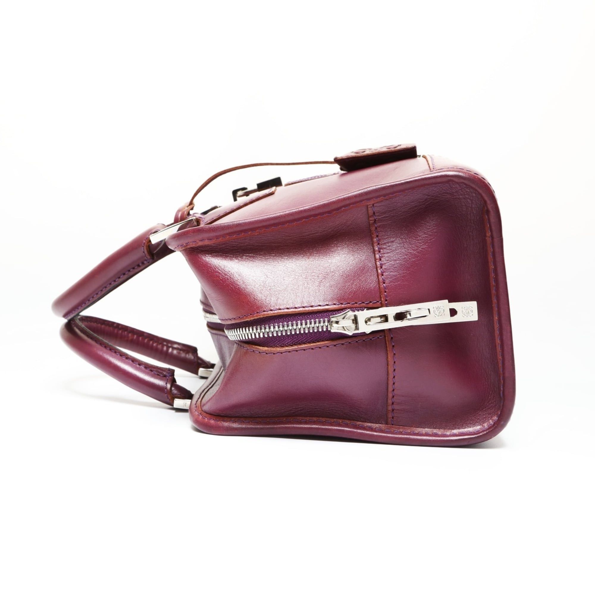 Loewe Loewe Amazona 28 Anagram Handbag, Purple Size ONE SIZE - 4 Thumbnail