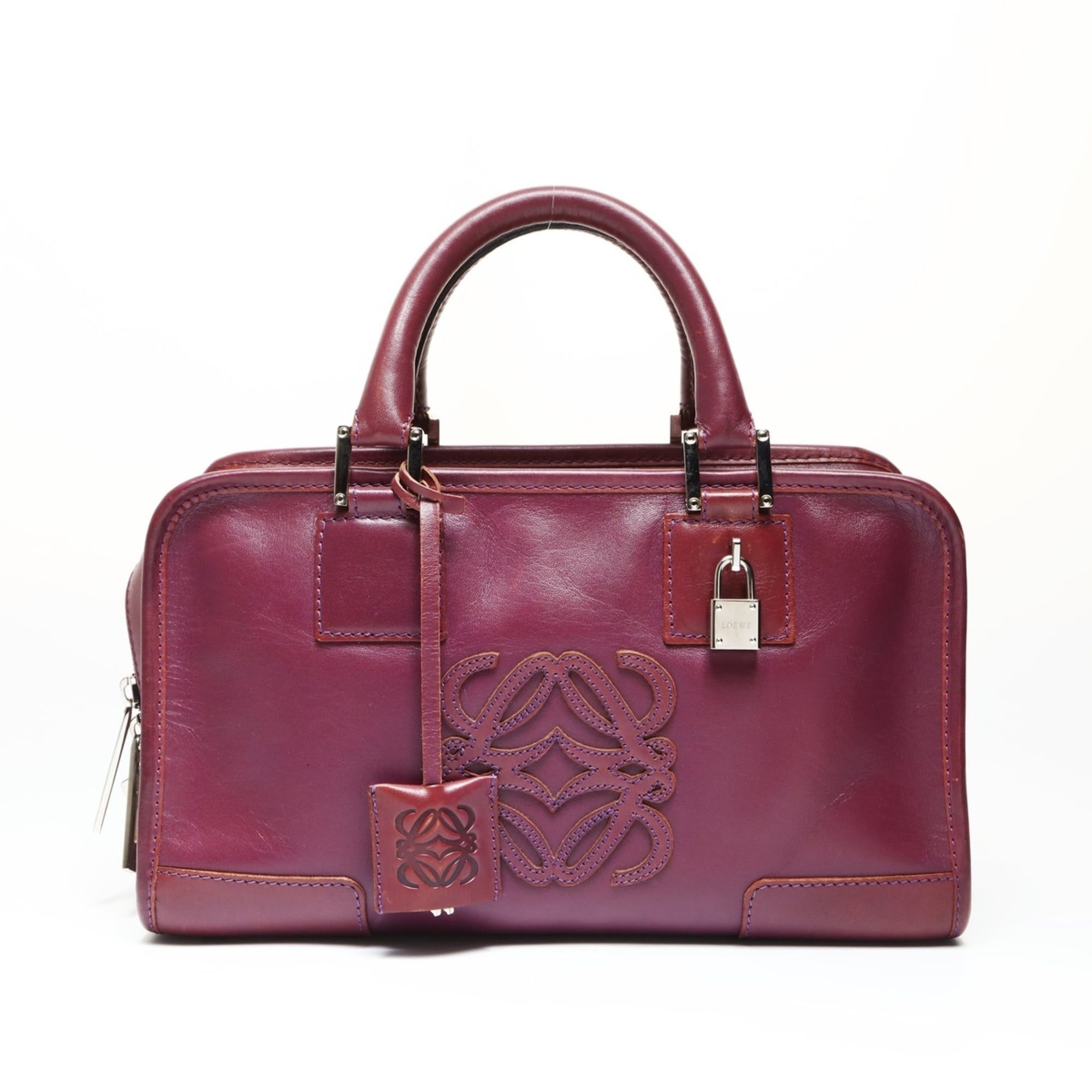 Loewe Loewe Amazona 28 Anagram Handbag, Purple Size ONE SIZE - 2 Thumbnail