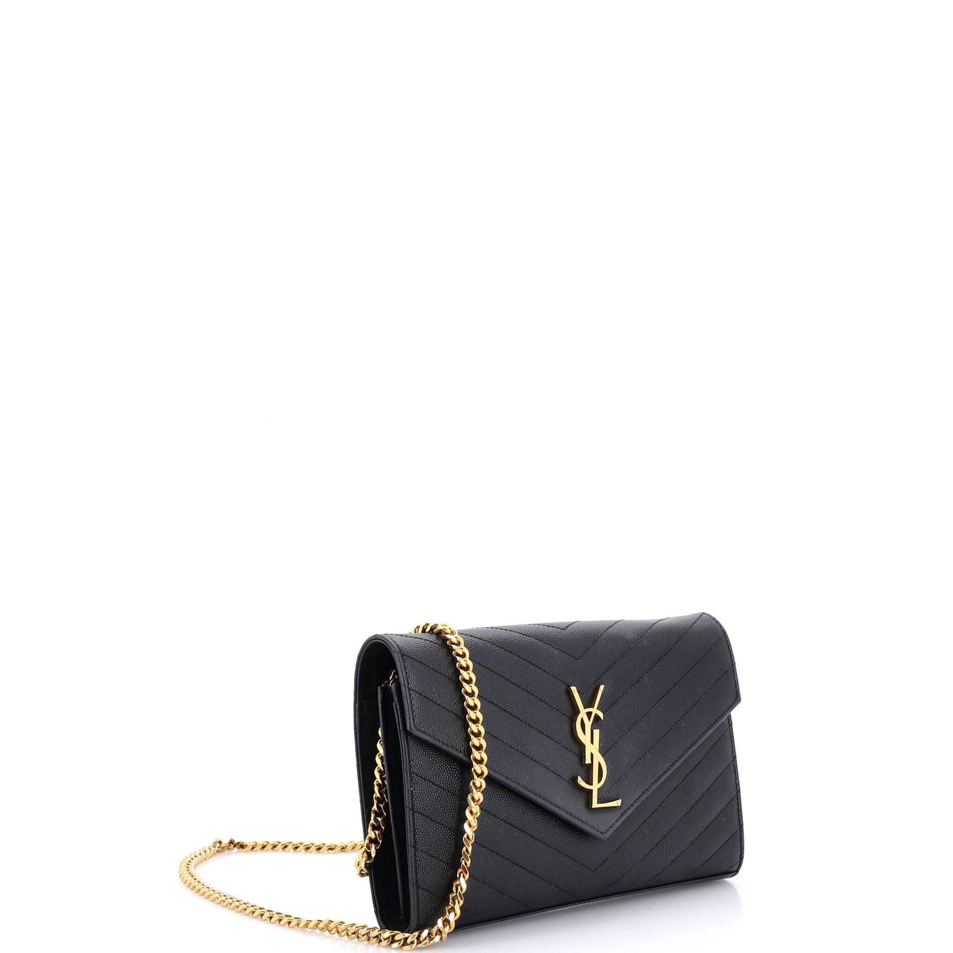 Saint Laurent Paris Classic Monogram Wallet on Chain Size ONE SIZE - 2 Thumbnail