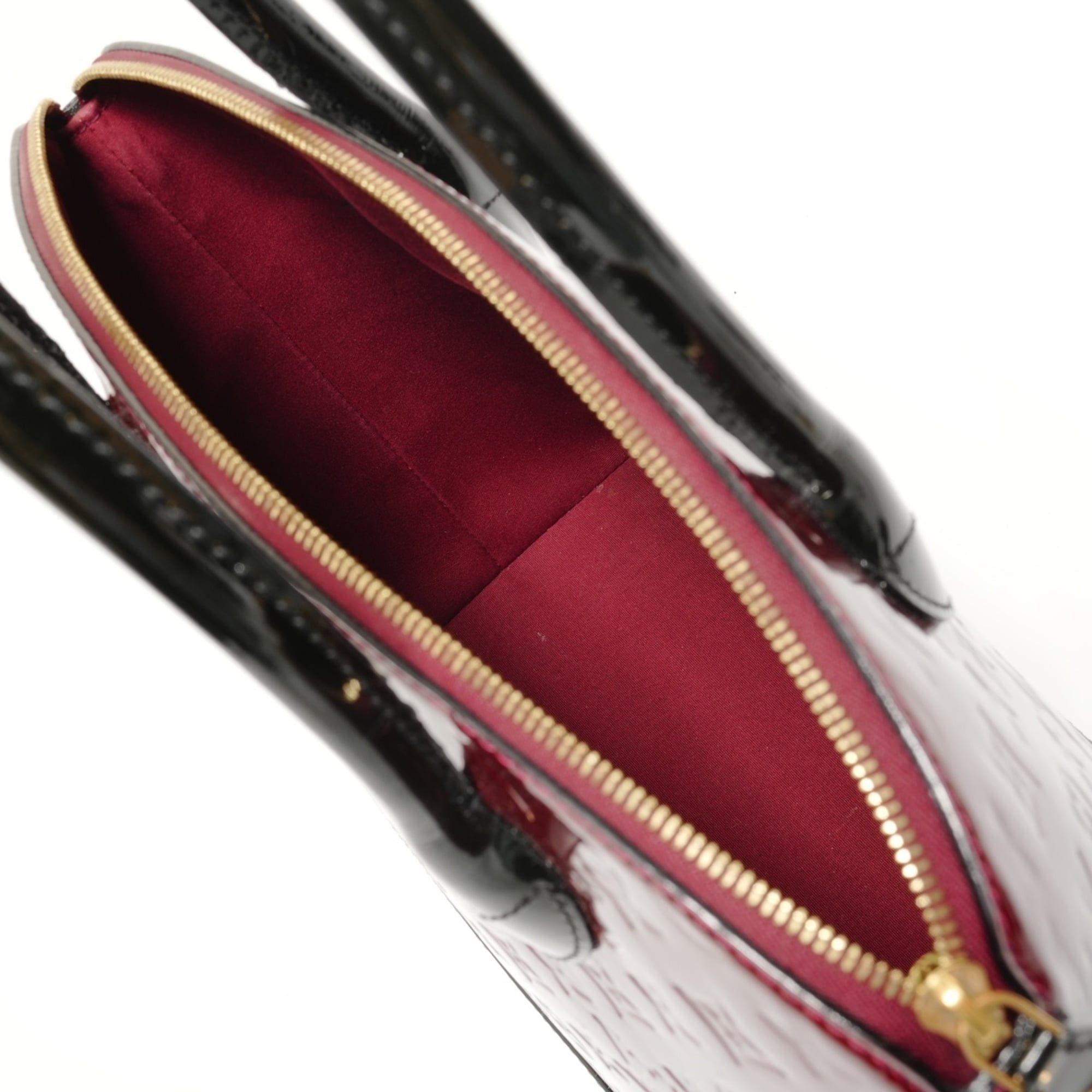 Louis Vuitton Louis Vuitton Lockit PM Monogram Vernis Handbag, Red, 2014 model. Size ONE SIZE - 11 Thumbnail