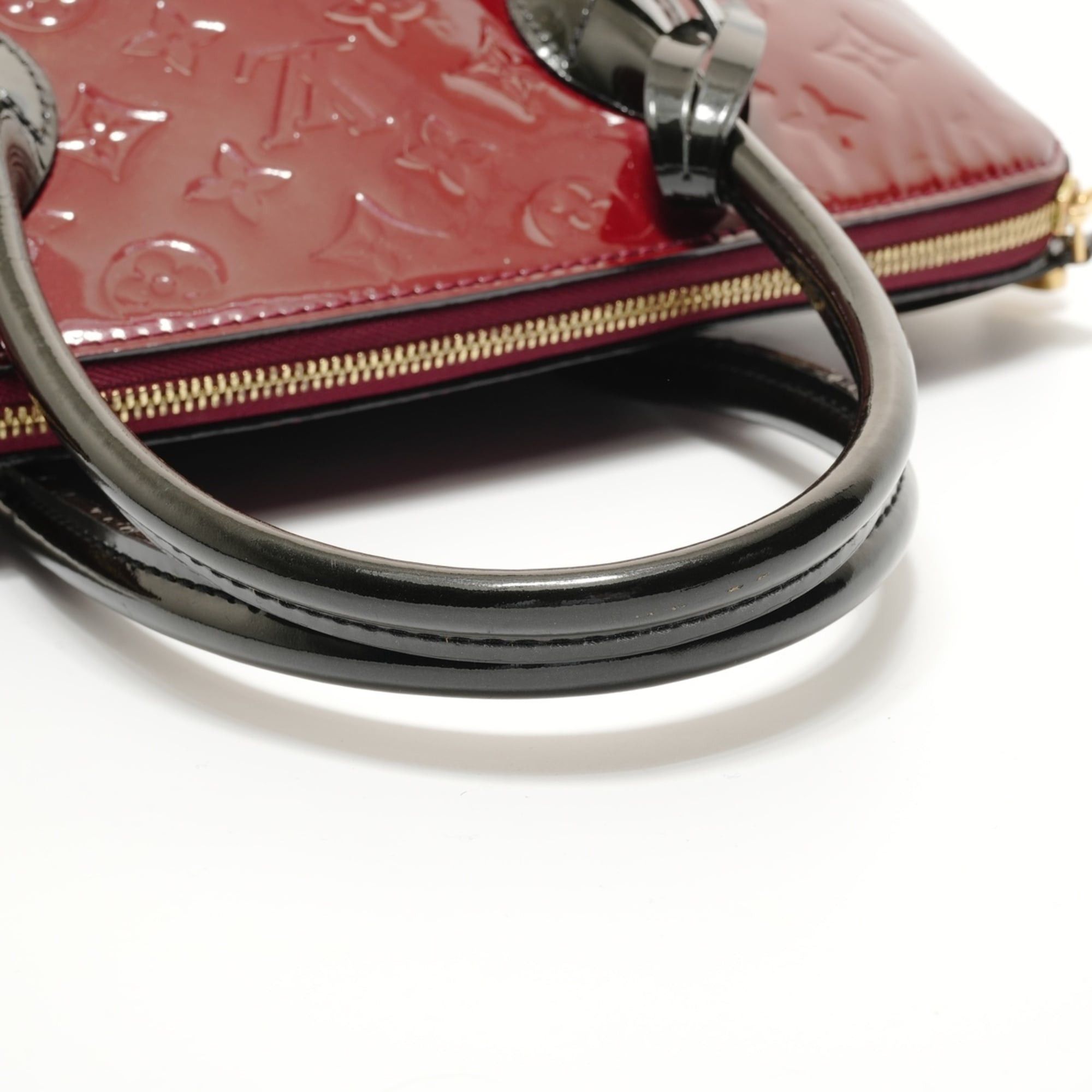 Louis Vuitton Louis Vuitton Lockit PM Monogram Vernis Handbag, Red, 2014 model. Size ONE SIZE - 12 Thumbnail