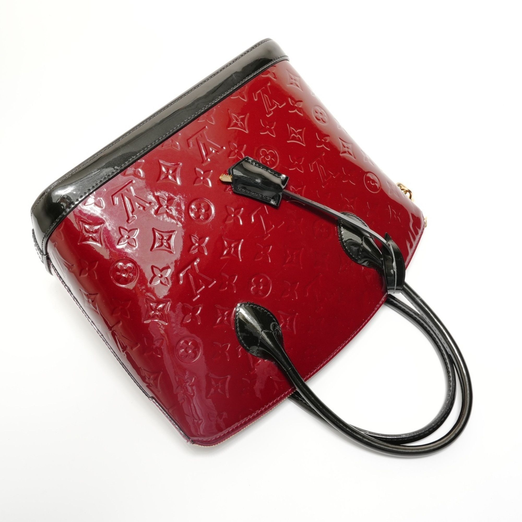 Louis Vuitton Louis Vuitton Lockit PM Monogram Vernis Handbag, Red, 2014 model. Size ONE SIZE - 8 Thumbnail