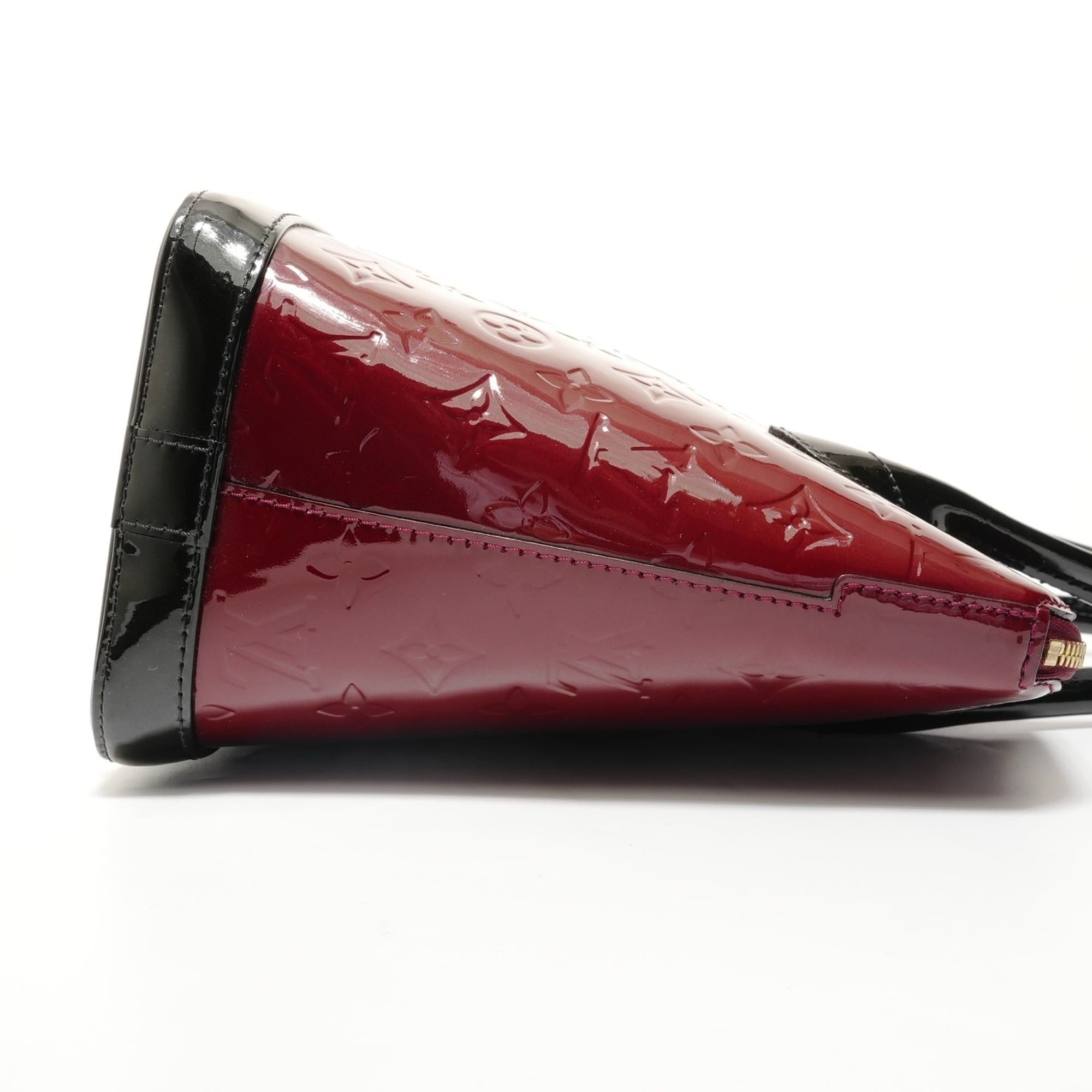 Louis Vuitton Louis Vuitton Lockit PM Monogram Vernis Handbag, Red, 2014 model. Size ONE SIZE - 4 Thumbnail