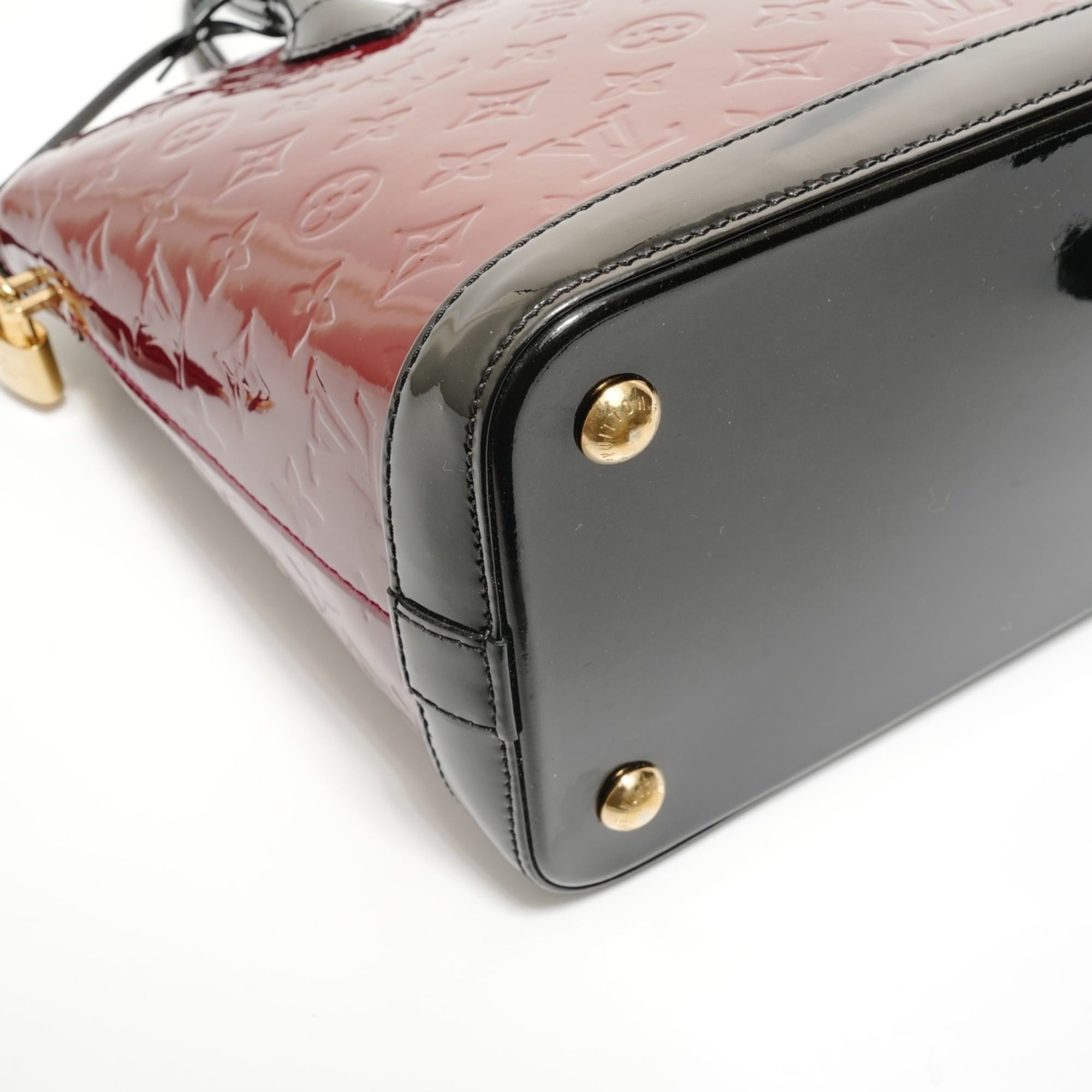 Louis Vuitton Louis Vuitton Lockit PM Monogram Vernis Handbag, Red, 2014 model. Size ONE SIZE - 5 Thumbnail