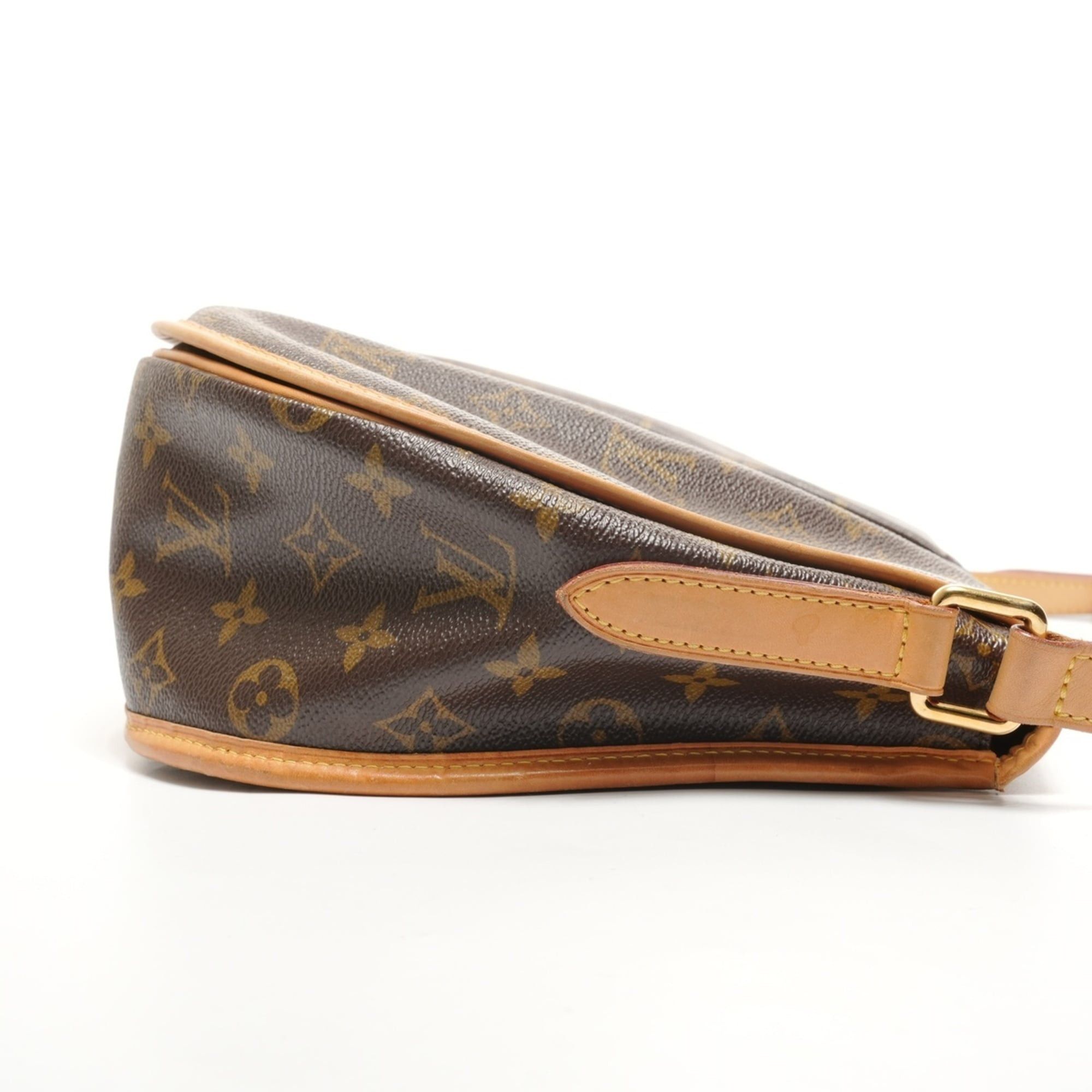 Louis Vuitton Louis Vuitton 2011 Monogram Menilmontant MM Shoulder Bag Brown Size ONE SIZE - 3 Thumbnail