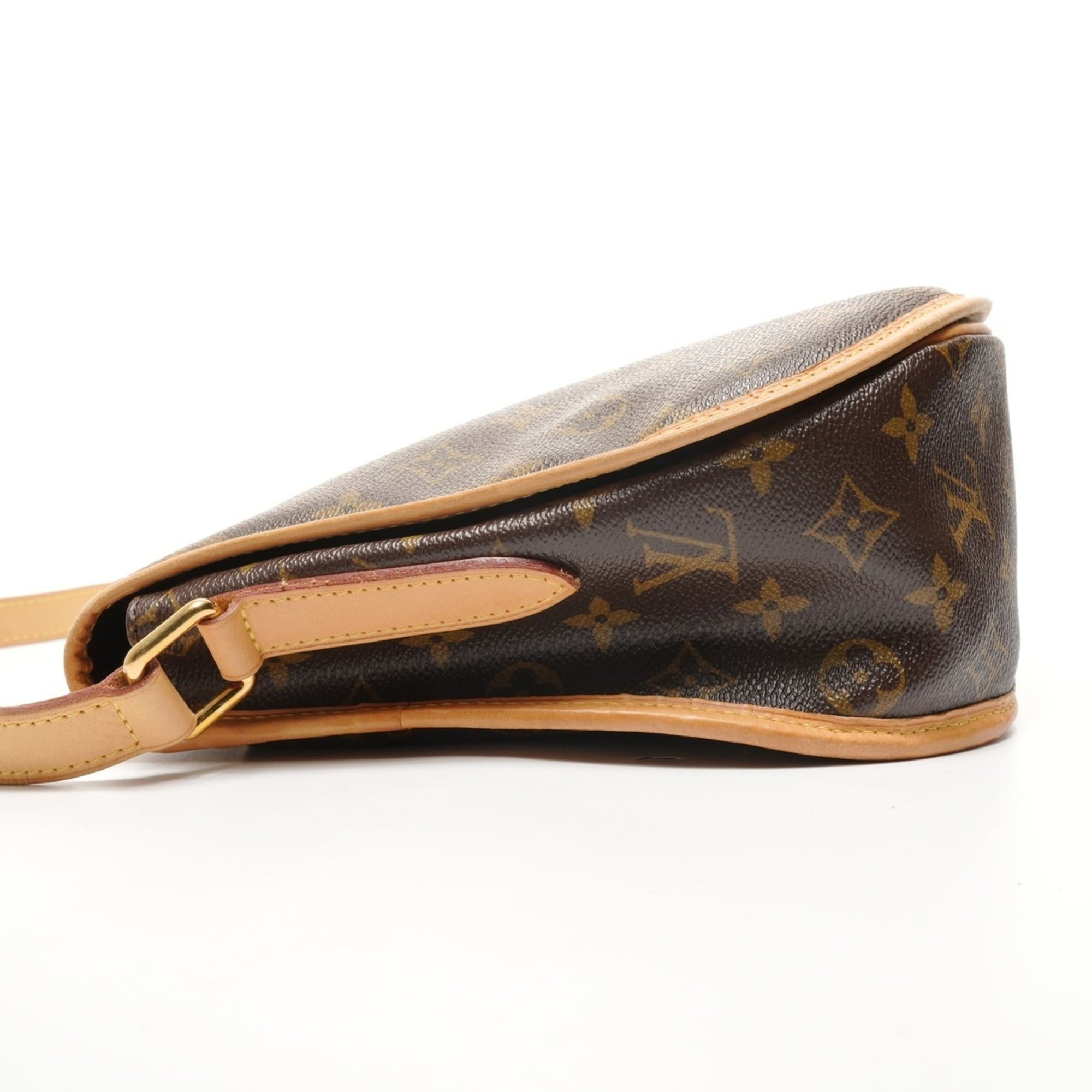 Louis Vuitton Louis Vuitton 2011 Monogram Menilmontant MM Shoulder Bag Brown Size ONE SIZE - 4 Thumbnail