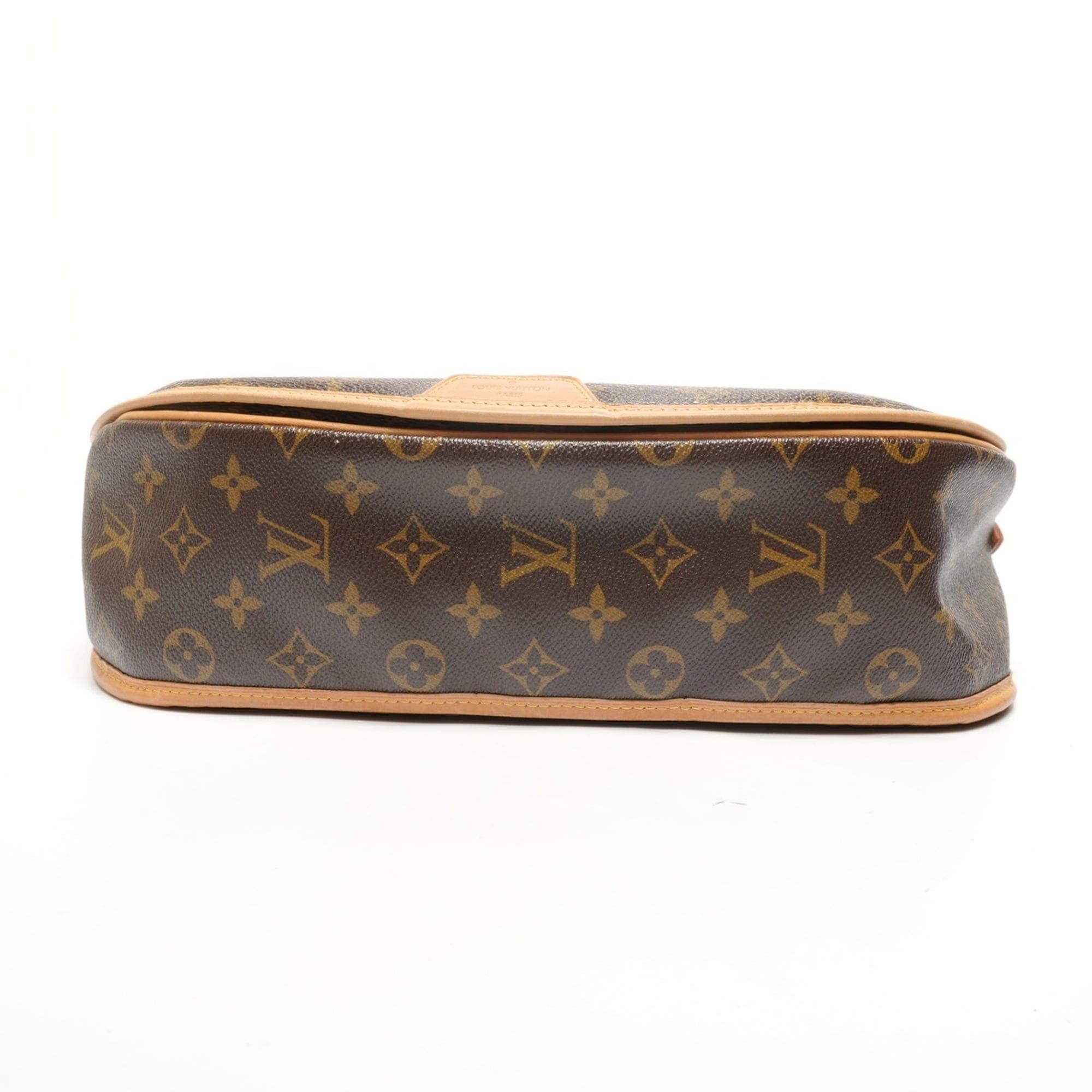 Louis Vuitton Louis Vuitton 2011 Monogram Menilmontant MM Shoulder Bag Brown Size ONE SIZE - 7 Thumbnail