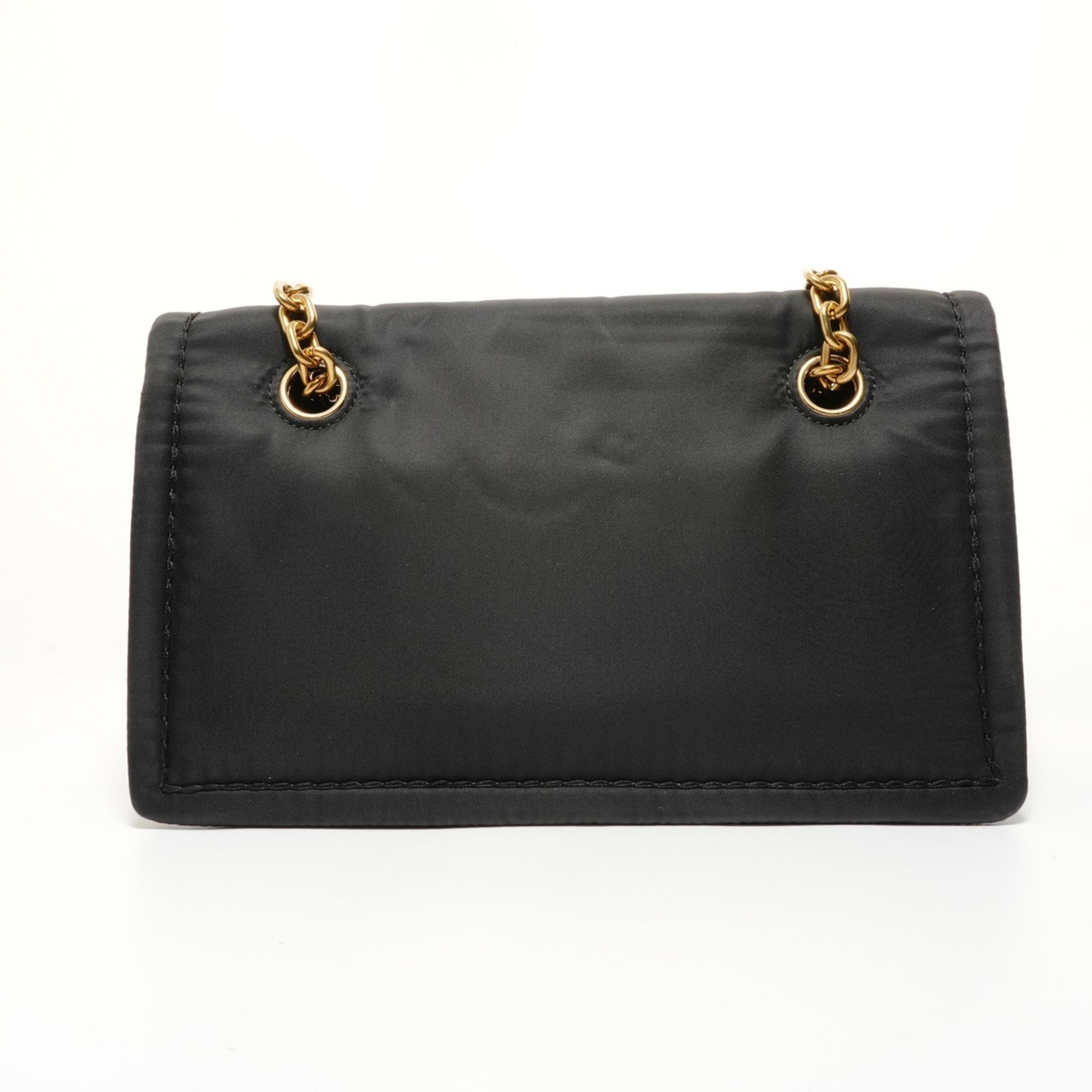 Prada Prada nylon chain shoulder bag, black. Size ONE SIZE - 2 Thumbnail