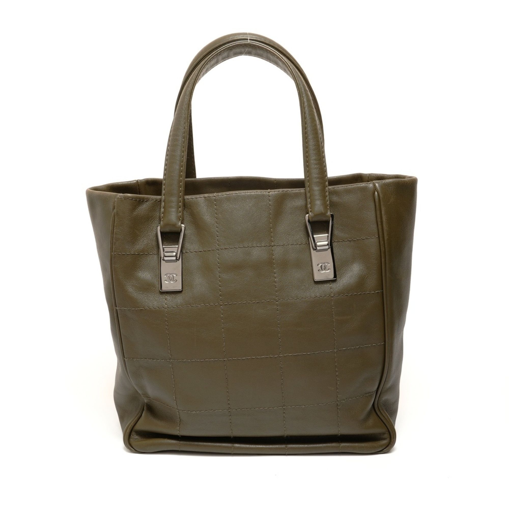 Chanel Chanel Chocolate Bar Handbag, Khaki Size ONE SIZE - 2 Thumbnail