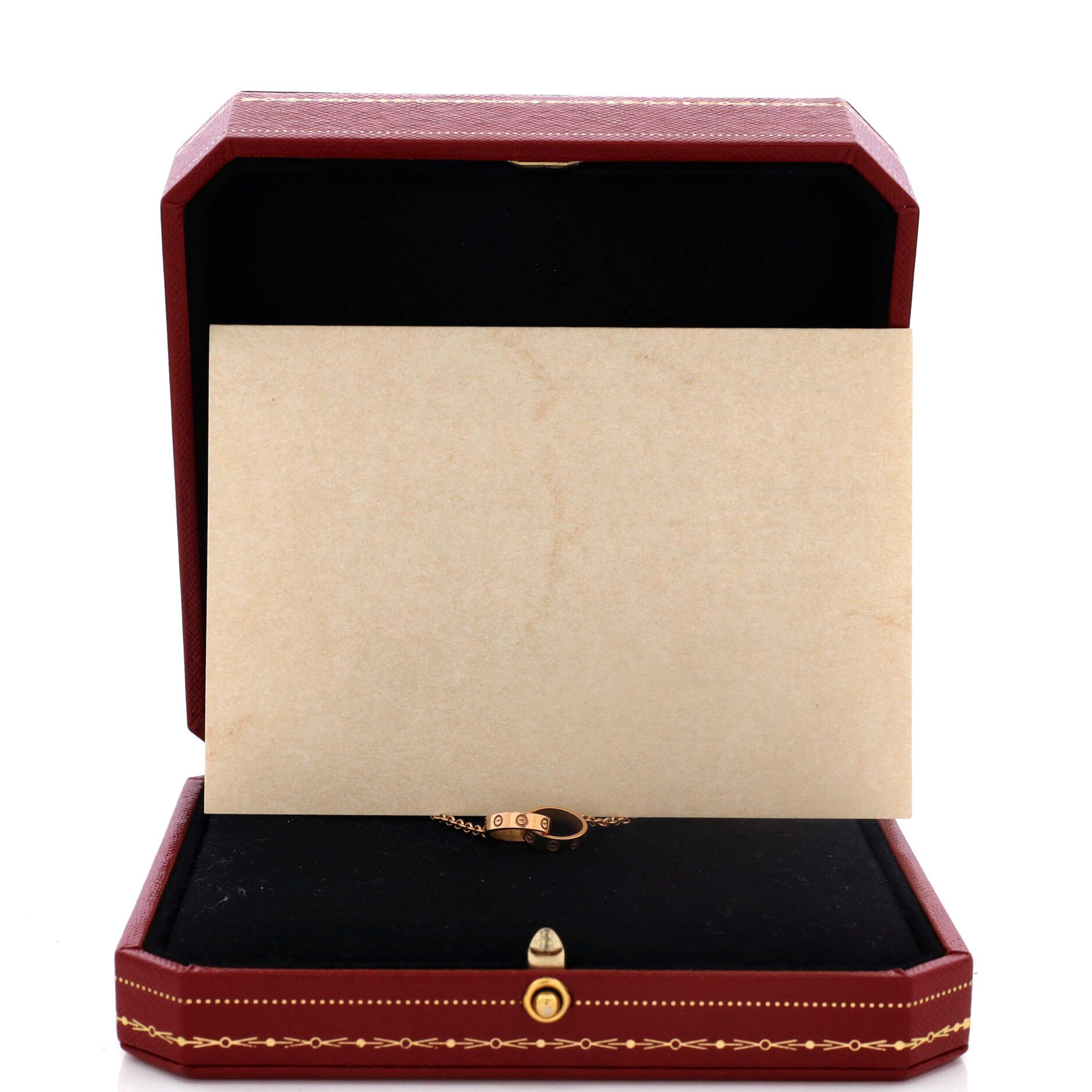 Cartier Love Interlocking Necklace Size ONE SIZE - 2 Thumbnail