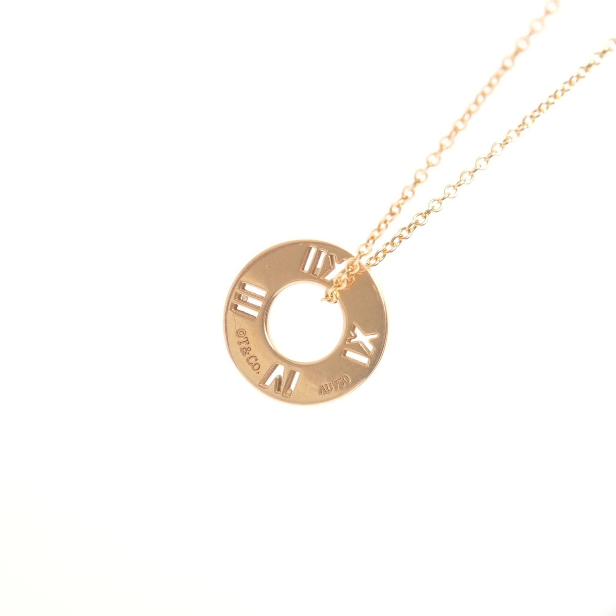 Tiffany & Co. Tiffany & Co. Atlas Pierced Diamond K18 750 Necklace Gold Size ONE SIZE - 9 Thumbnail