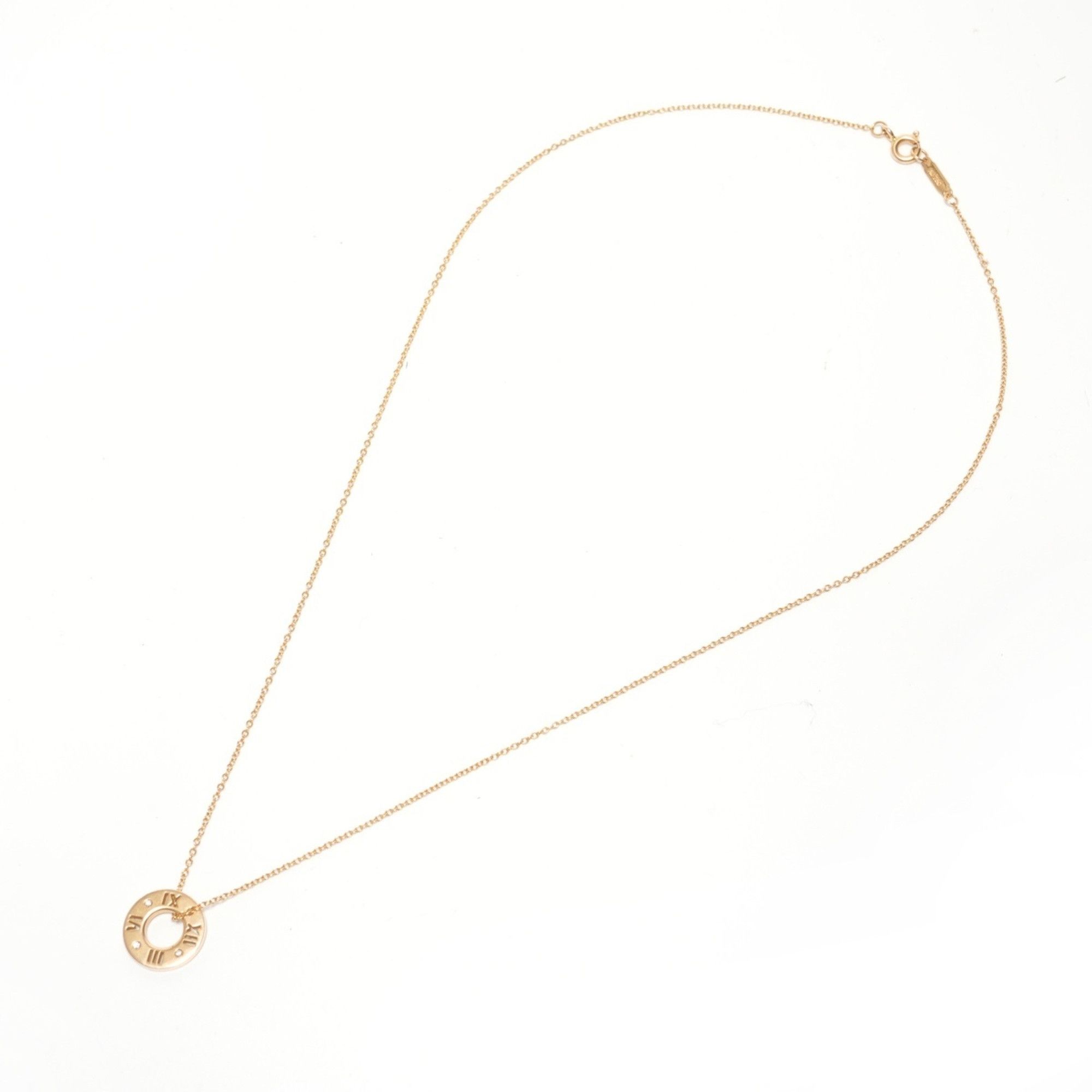 Tiffany & Co. Tiffany & Co. Atlas Pierced Diamond K18 750 Necklace Gold Size ONE SIZE - 2 Thumbnail