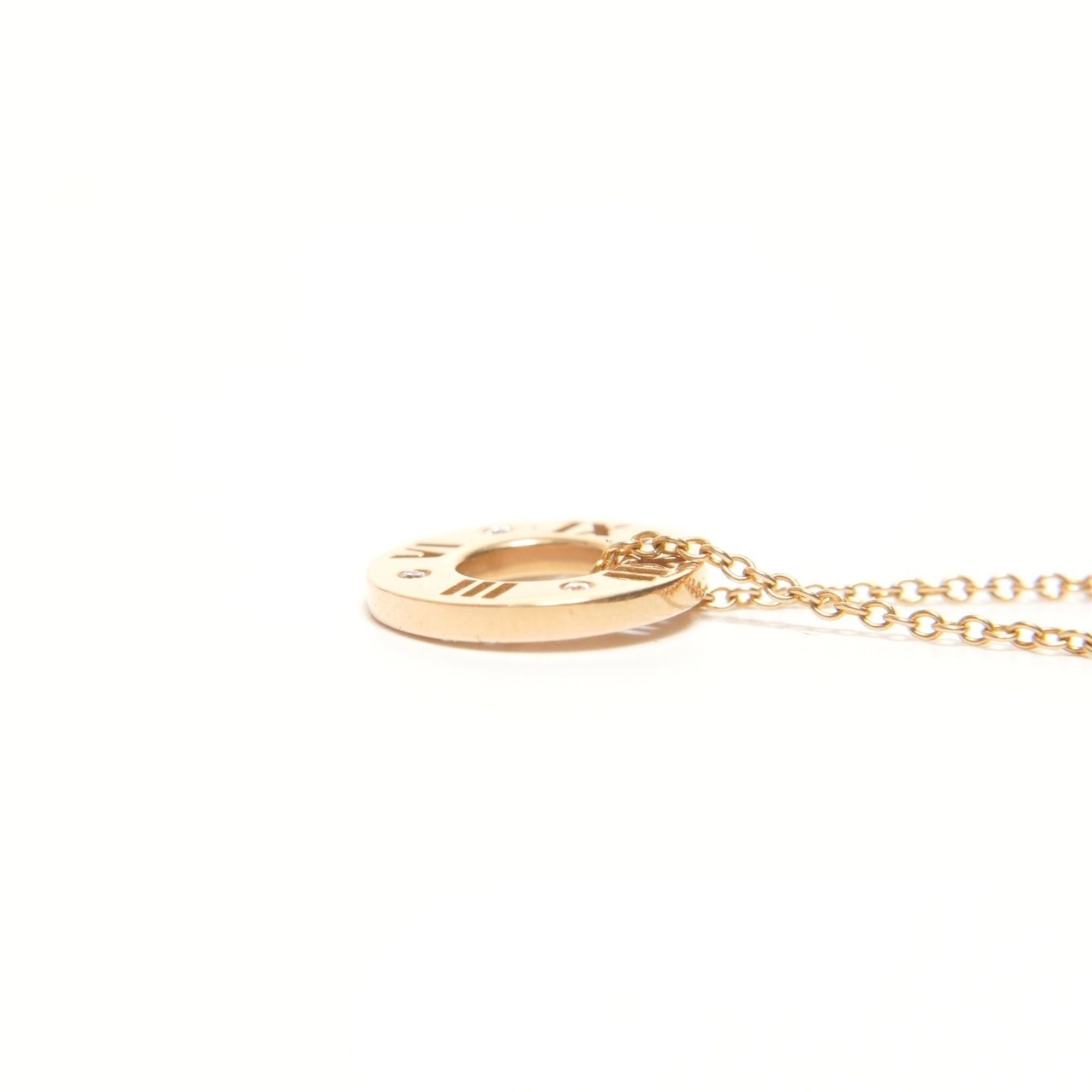 Tiffany & Co. Tiffany & Co. Atlas Pierced Diamond K18 750 Necklace Gold Size ONE SIZE - 4 Thumbnail