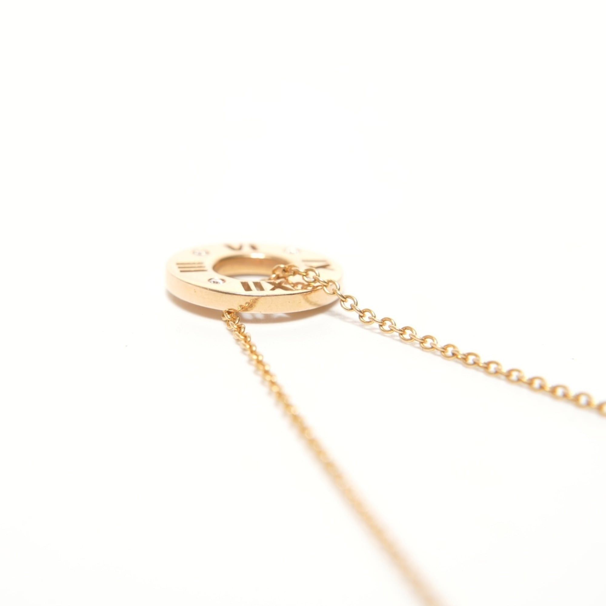 Tiffany & Co. Tiffany & Co. Atlas Pierced Diamond K18 750 Necklace Gold Size ONE SIZE - 5 Thumbnail