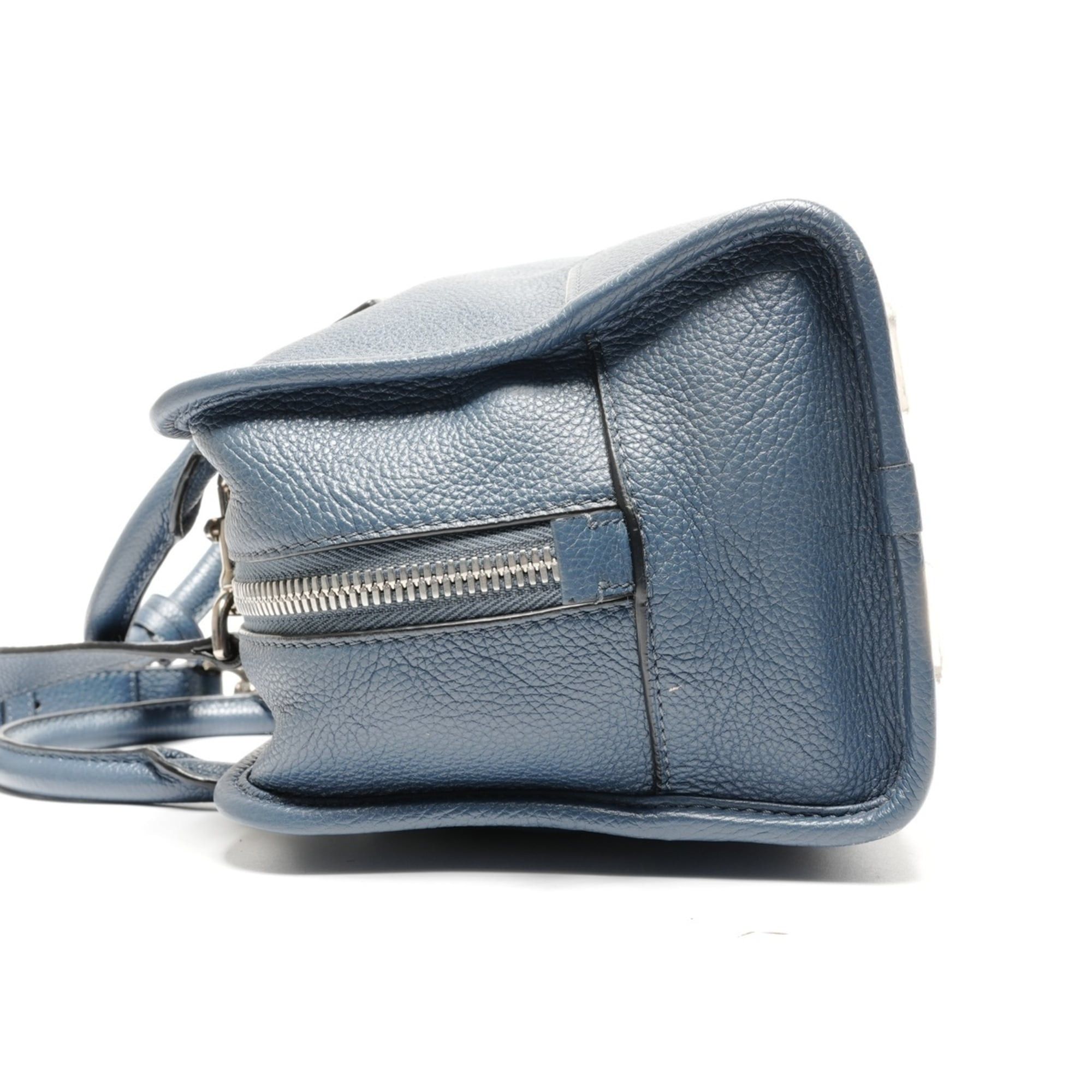 Loewe Loewe Amazona Anagram 2-way Leather Shoulder Bag, Blue Size ONE SIZE - 3 Thumbnail