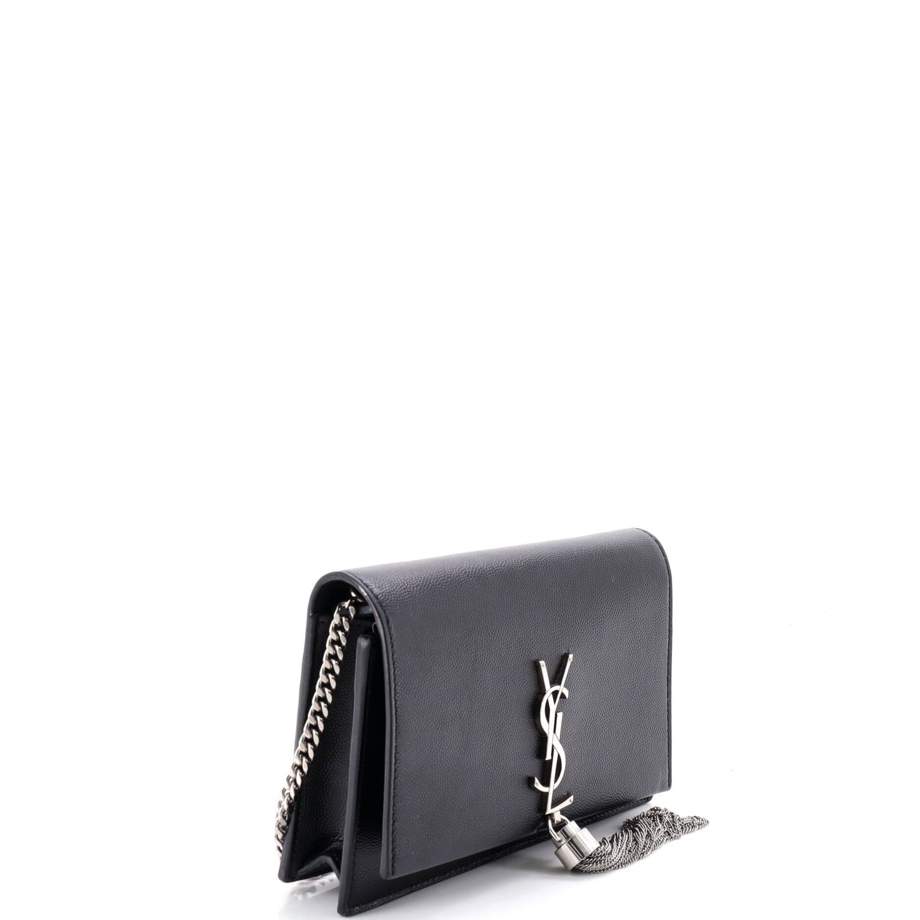 Saint Laurent Paris Classic Monogram Tassel Crossbody Bag Size ONE SIZE - 2 Thumbnail